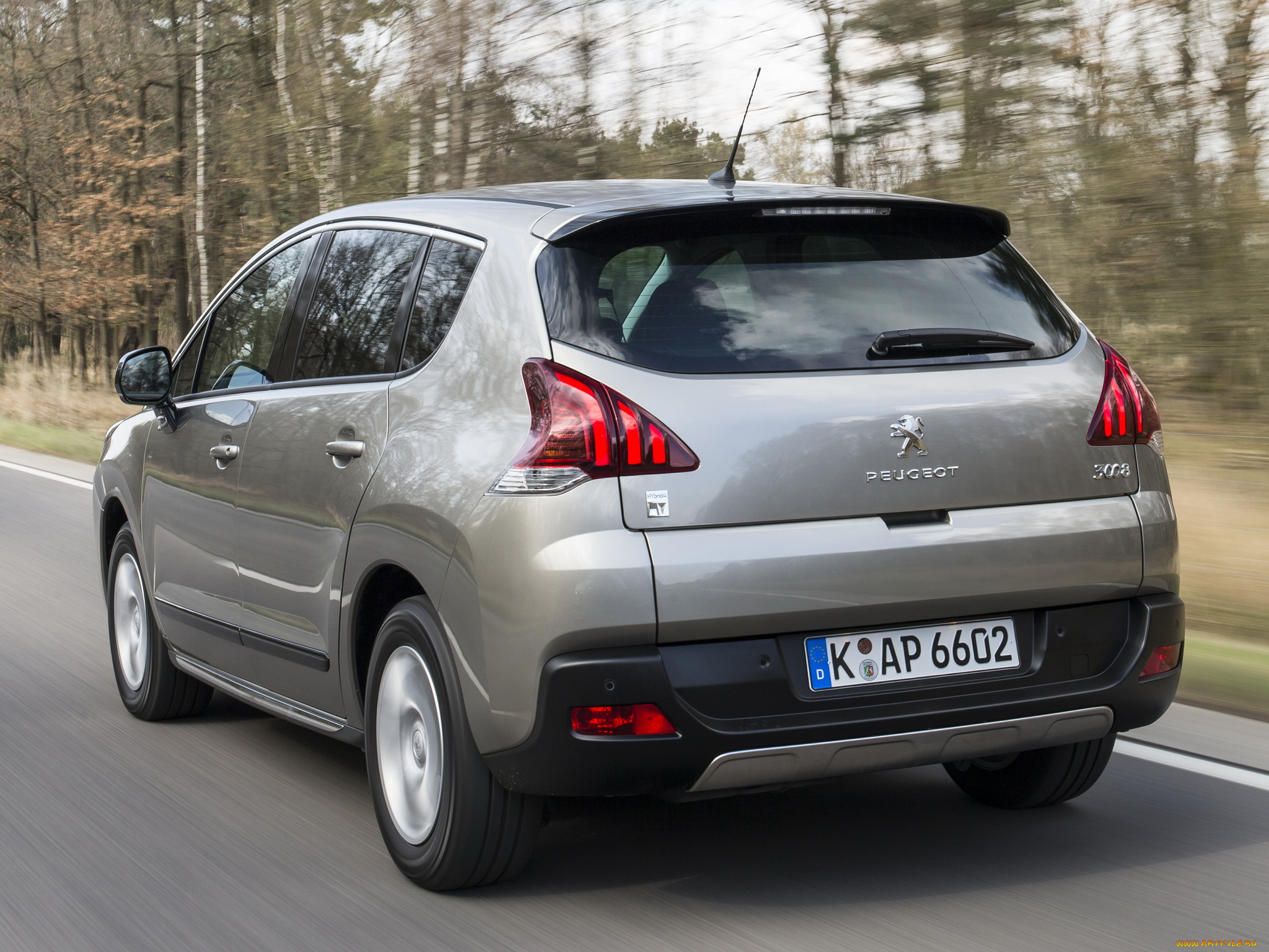 автомобили, peugeot, серый, 3008, 2013, hybrid4