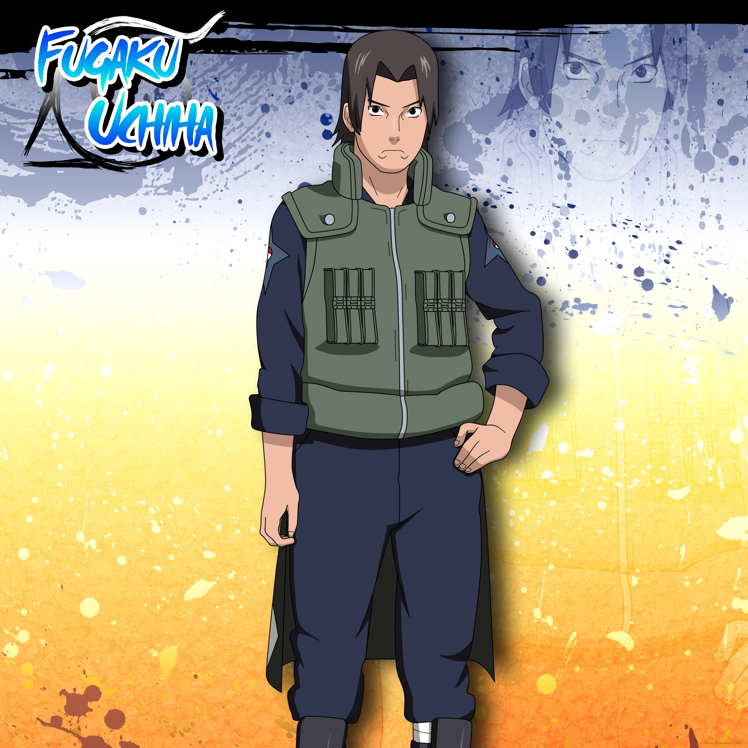 аниме, naruto, деревня, шиноби, фугаку, учиха, персонаж, наруто, лист