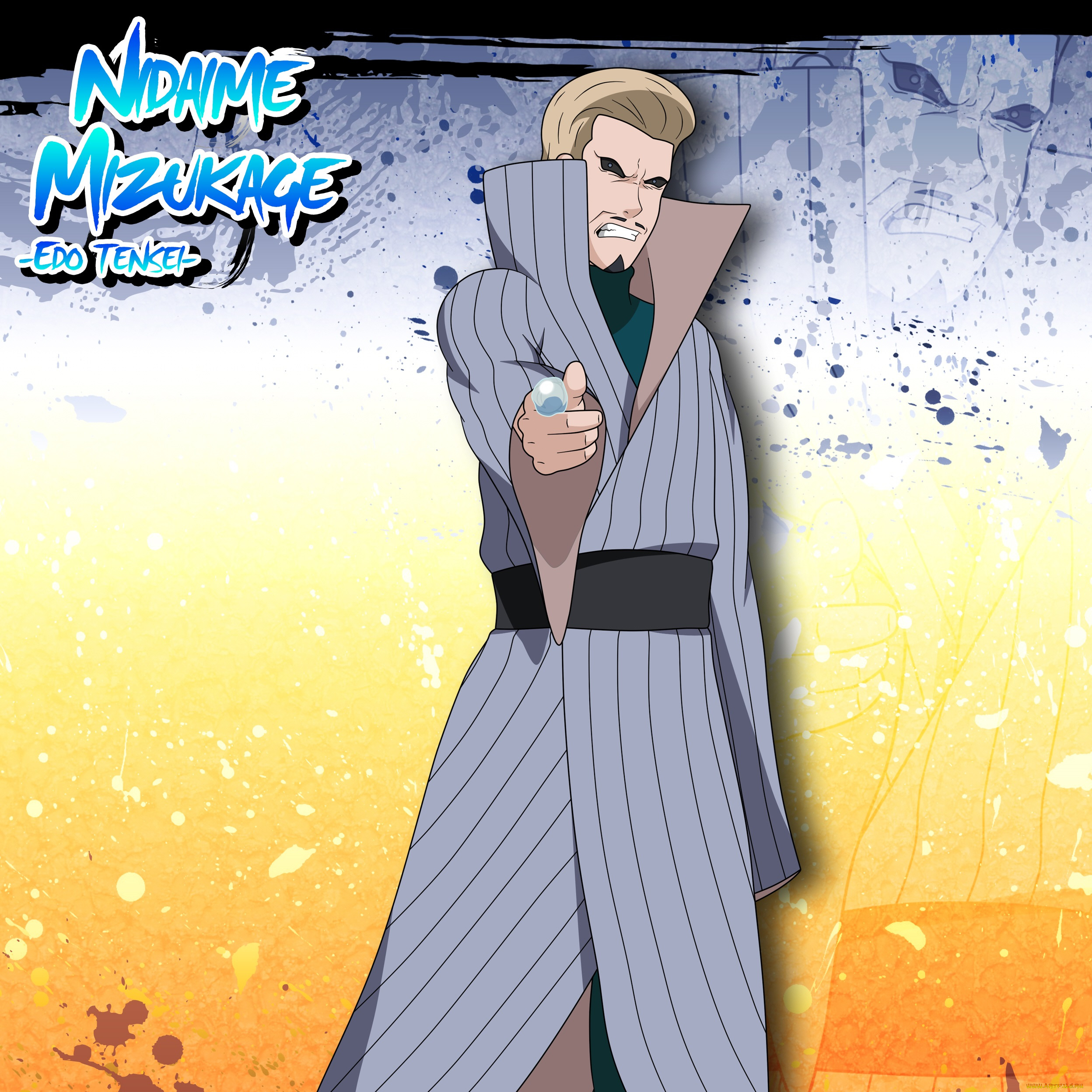 аниме, naruto, персонаж, эдо-тенсей, каге, мужчина