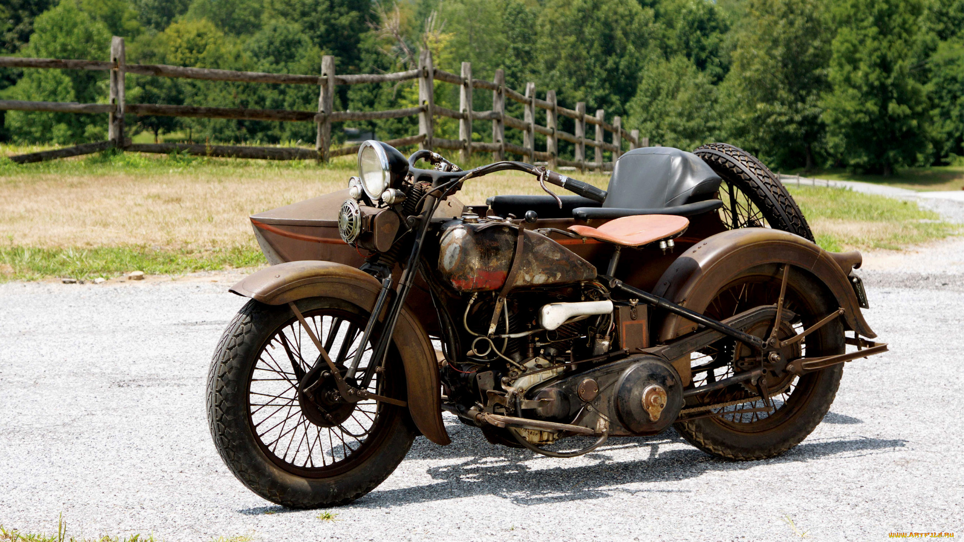 мотоциклы, мотоциклы, с, коляской, moto