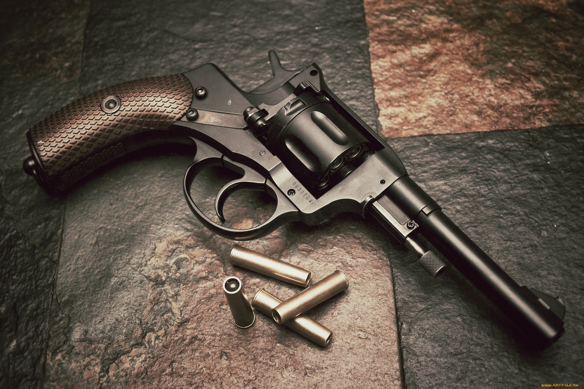 оружие, револьверы, патроны, револьвер, наган, nagant