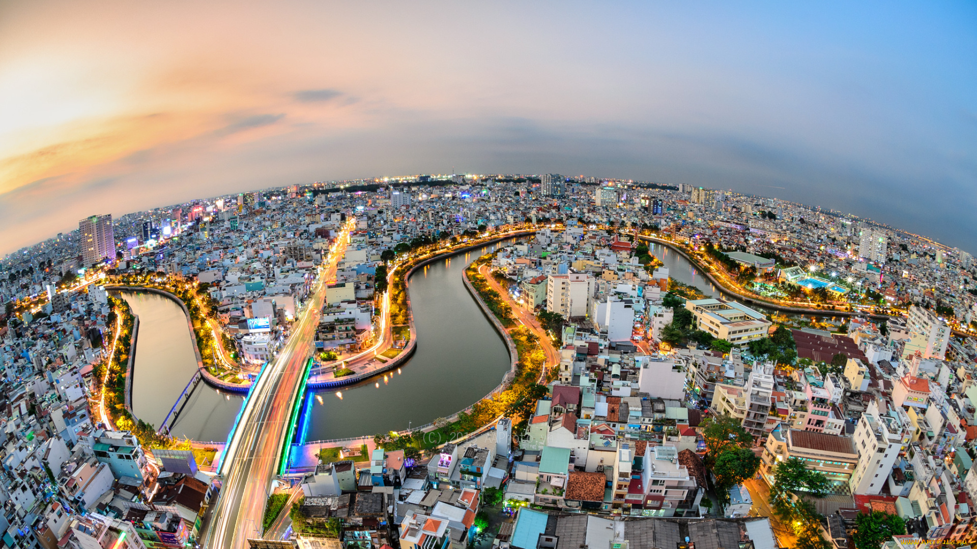 города, -, панорамы, обзор