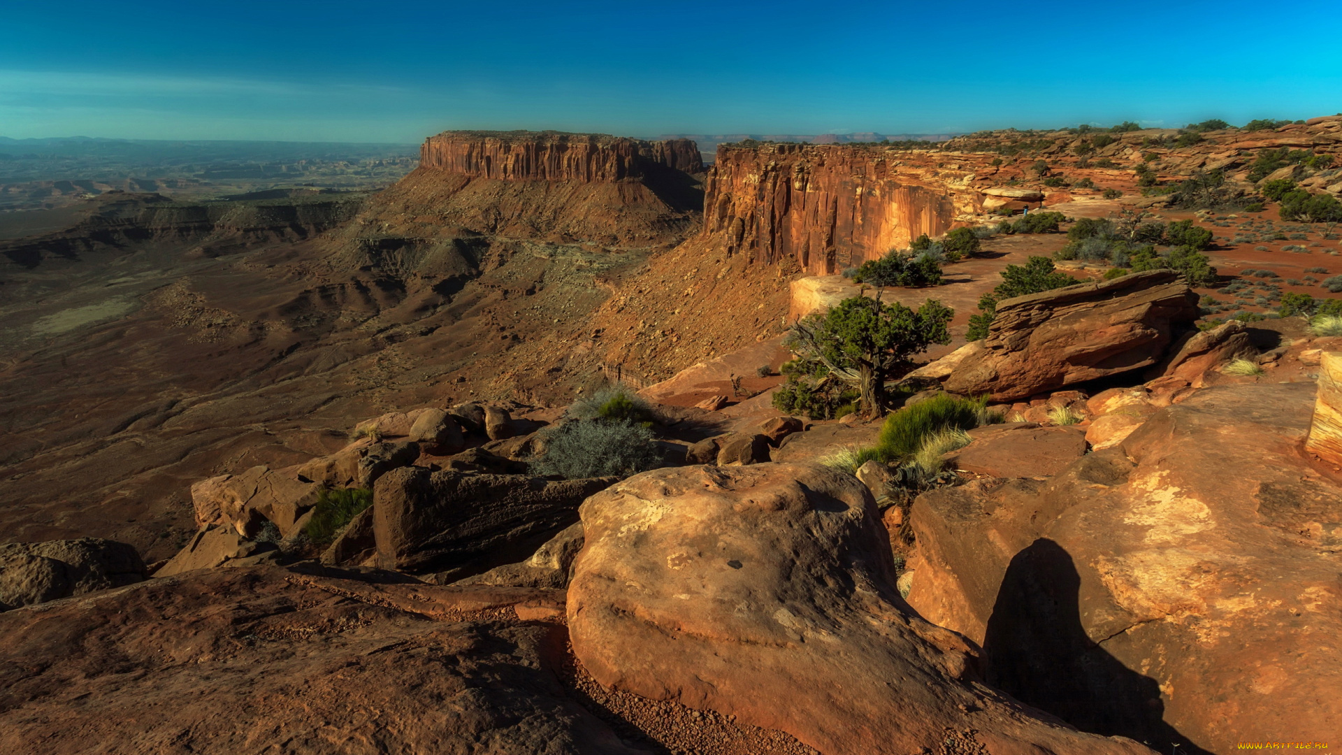 природа, горы, пейзаж, национальный, парк, каньонлендс