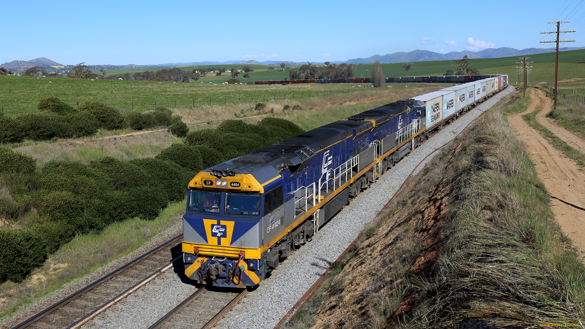 техника, поезда, локомотив, рельсы, состав