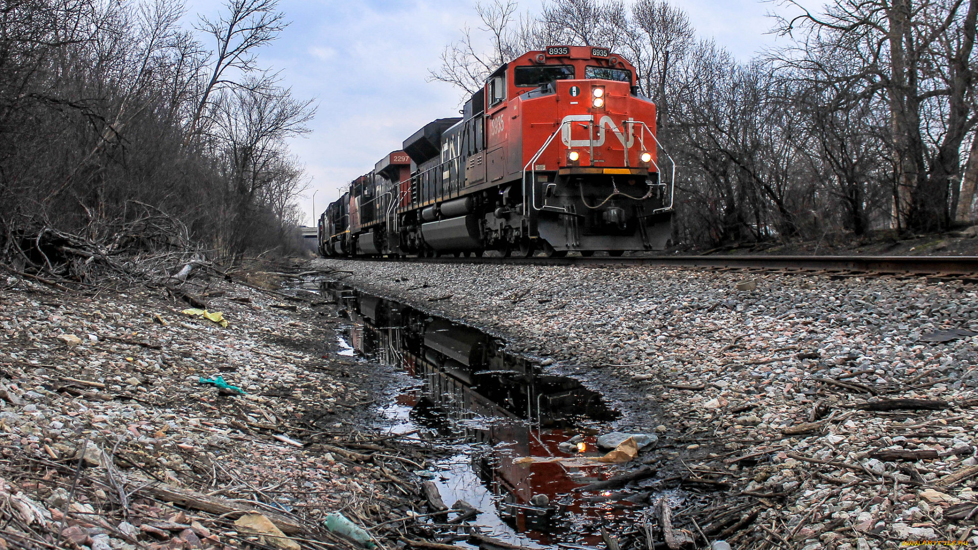 техника, поезда, рельсы, состав, локомотив