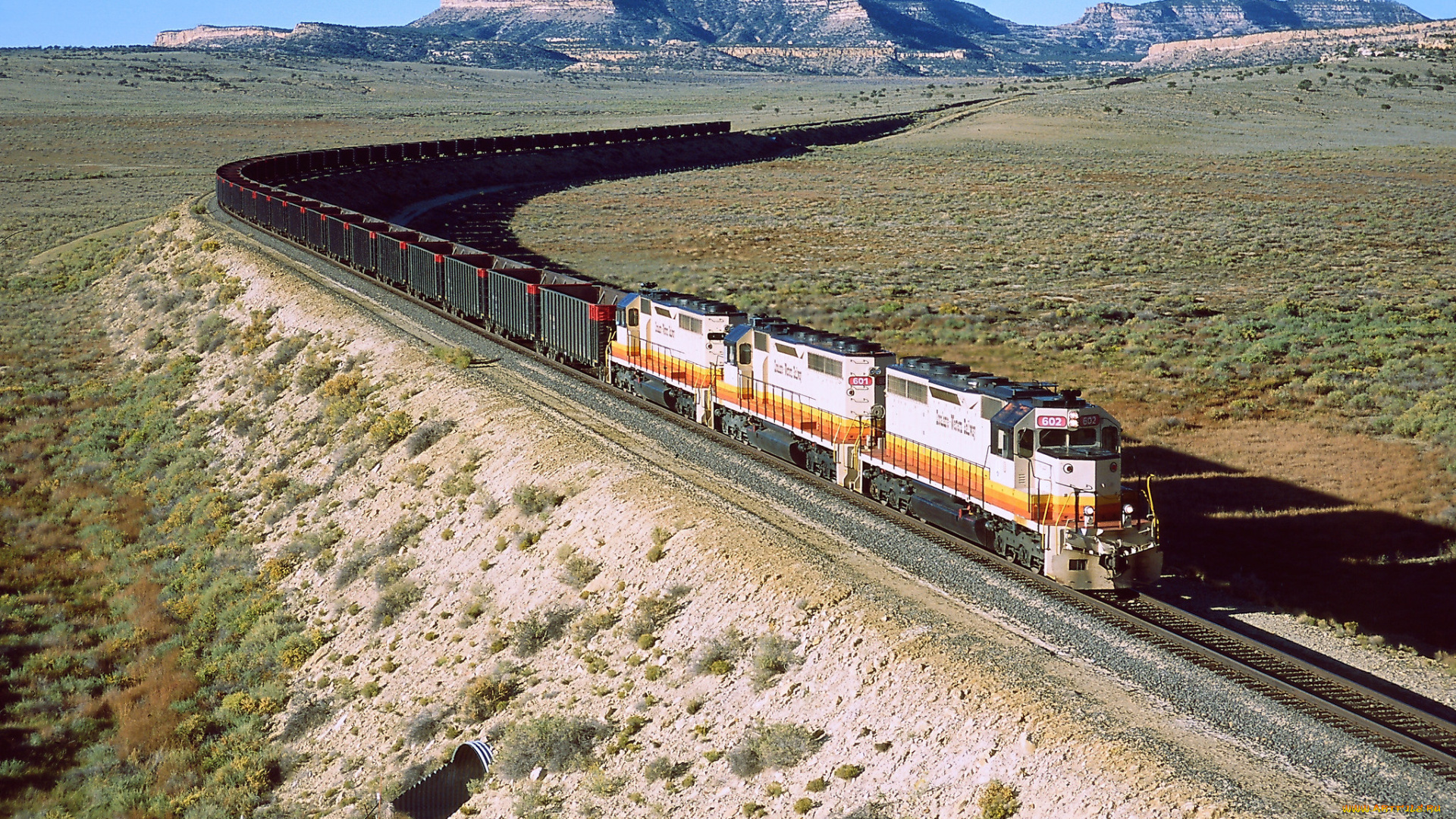 техника, поезда, состав, локомотив, рельсы