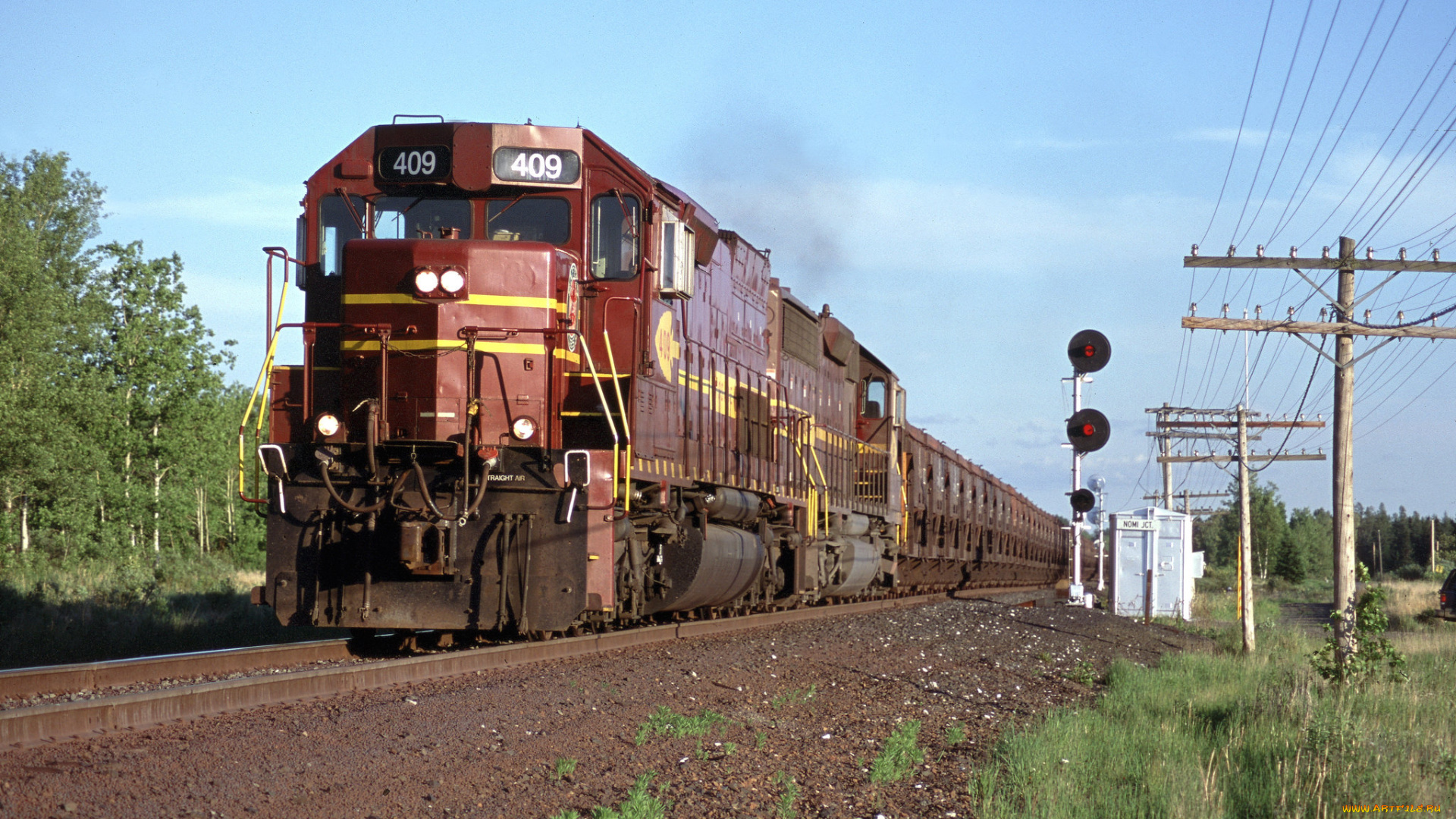 техника, поезда, состав, локомотив, рельсы