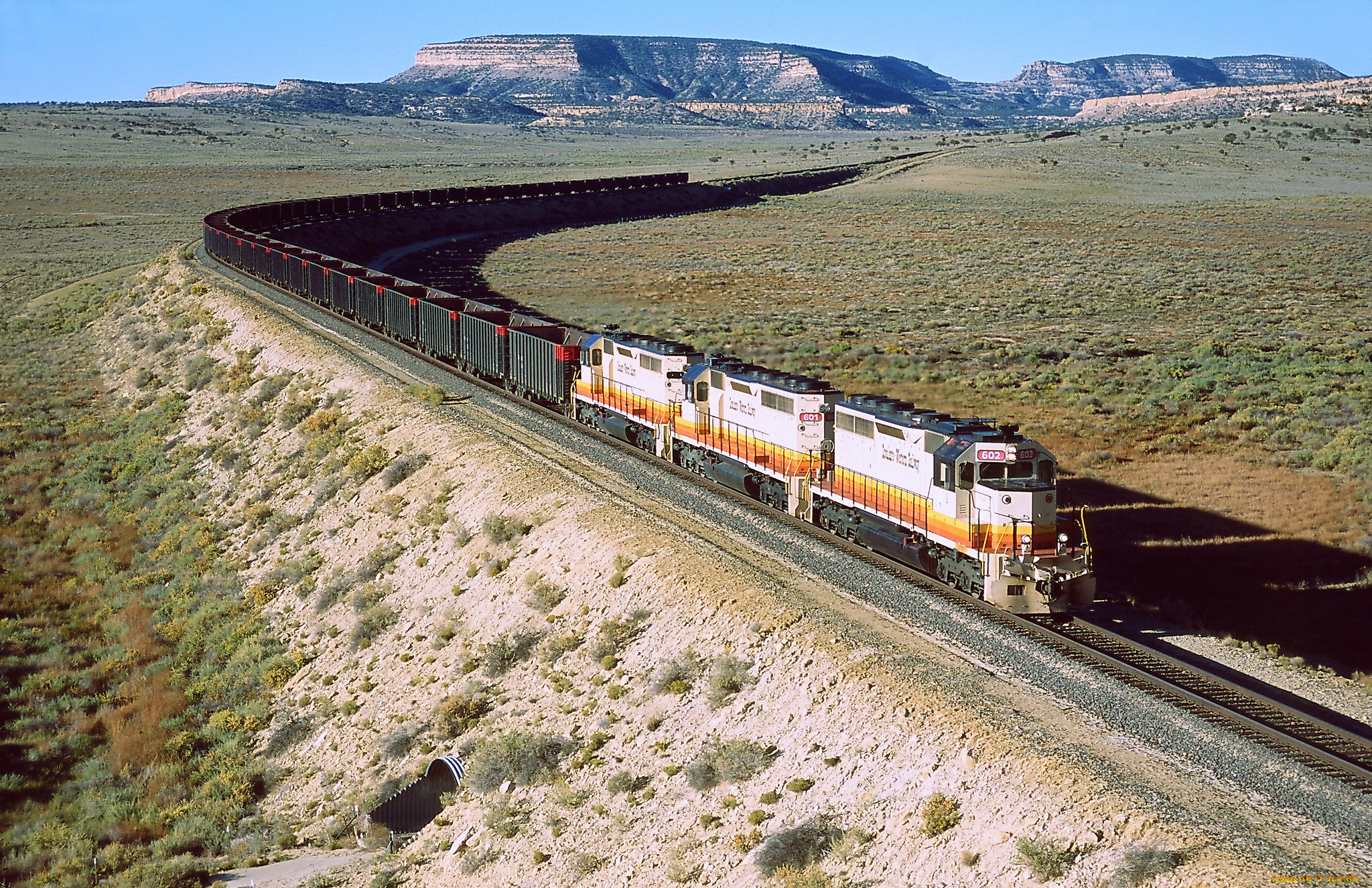 техника, поезда, состав, локомотив, рельсы