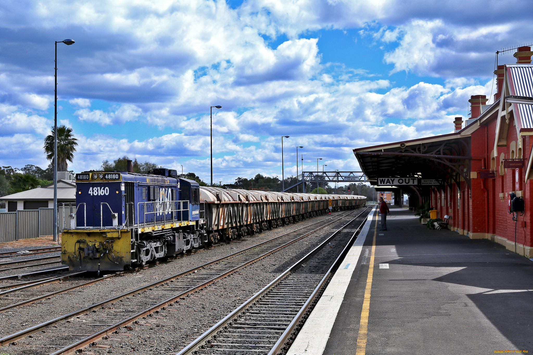 техника, поезда, рельсы, состав, локомотив