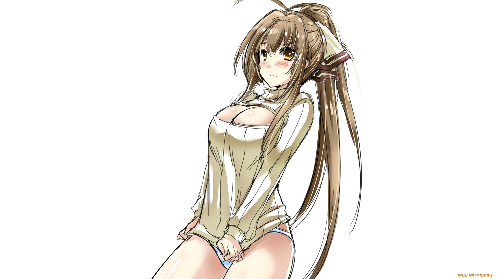 аниме, amagi, brilliant, park, девушка