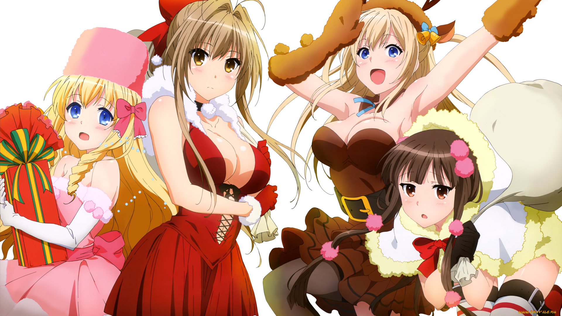 аниме, amagi, brilliant, park, девушки