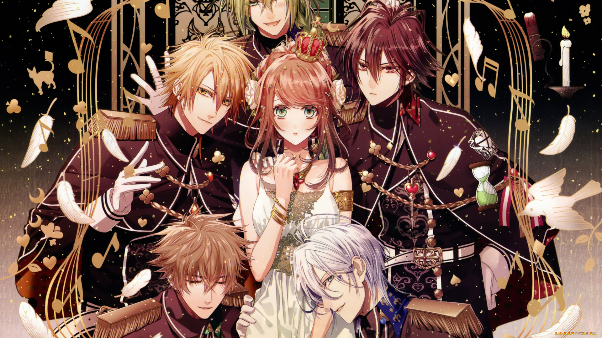 аниме, amnesia, парни, девушка