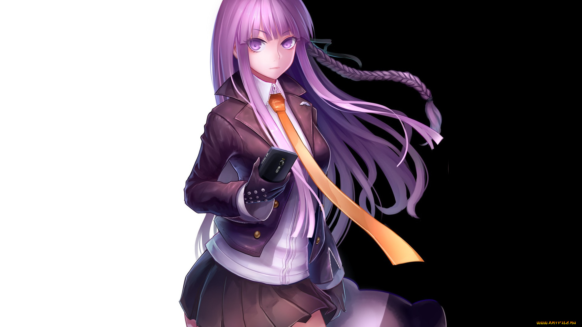 аниме, bakemonogatari, девушка