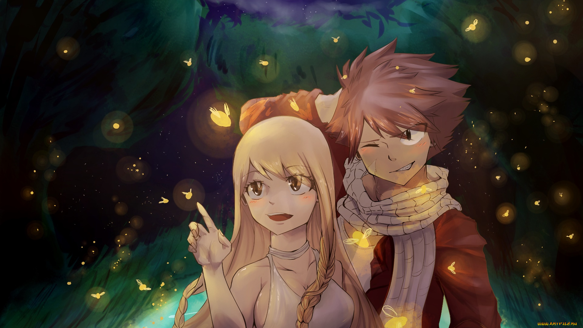 аниме, fairy, tail, персонажи