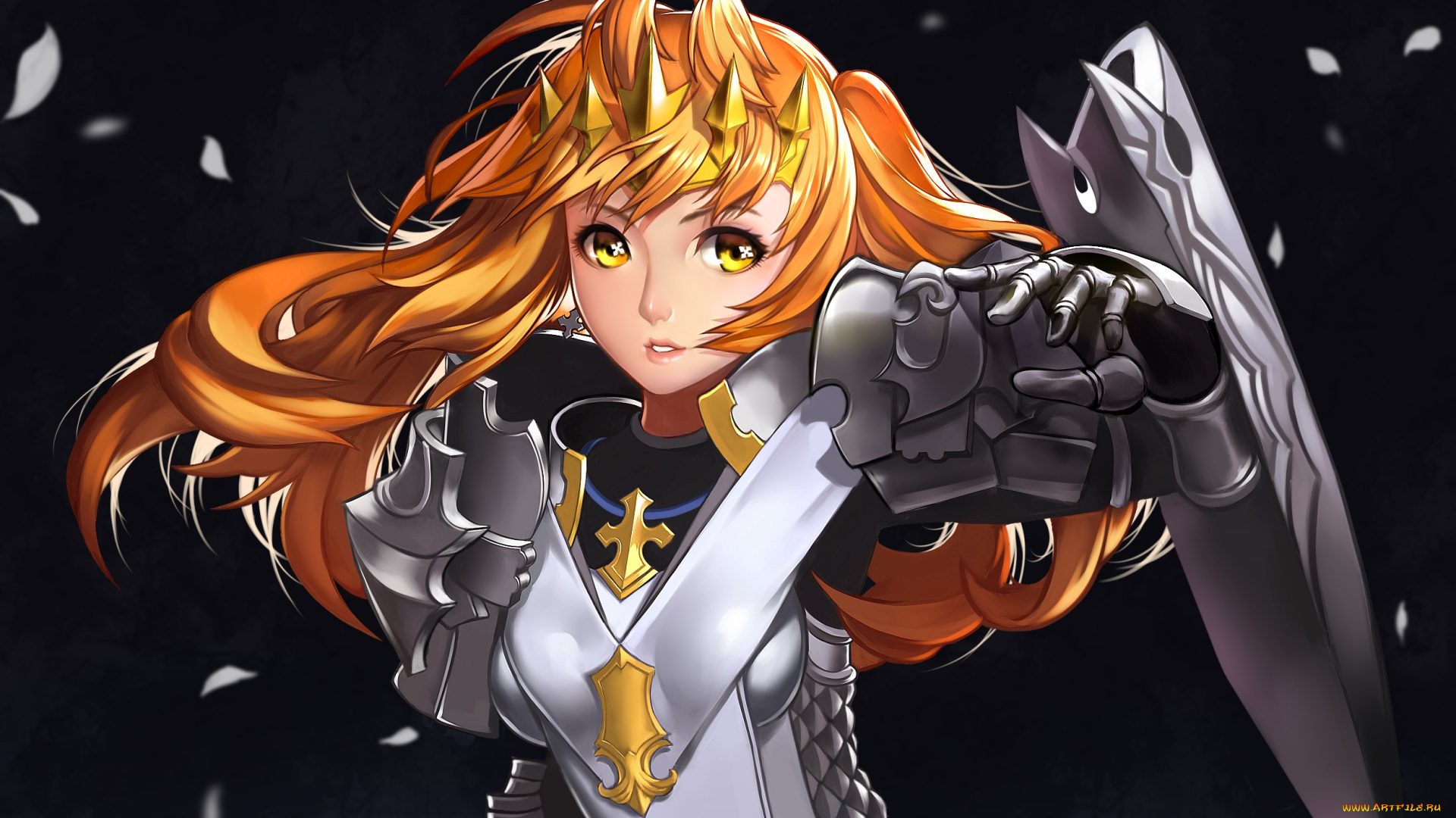 аниме, final, fantasy, девушка