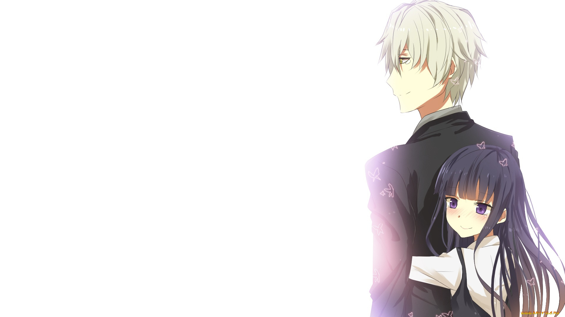 аниме, inu, x, boku, ss, двое