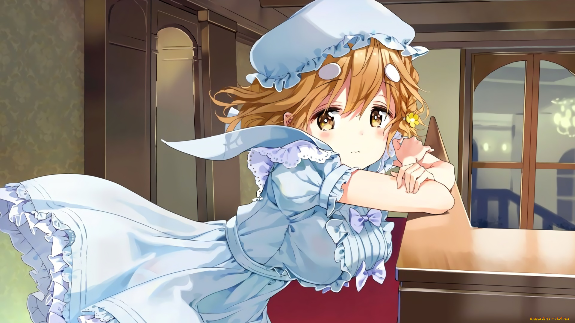 аниме, masamune-kun, no, revenge, фон, взгляд, девушка