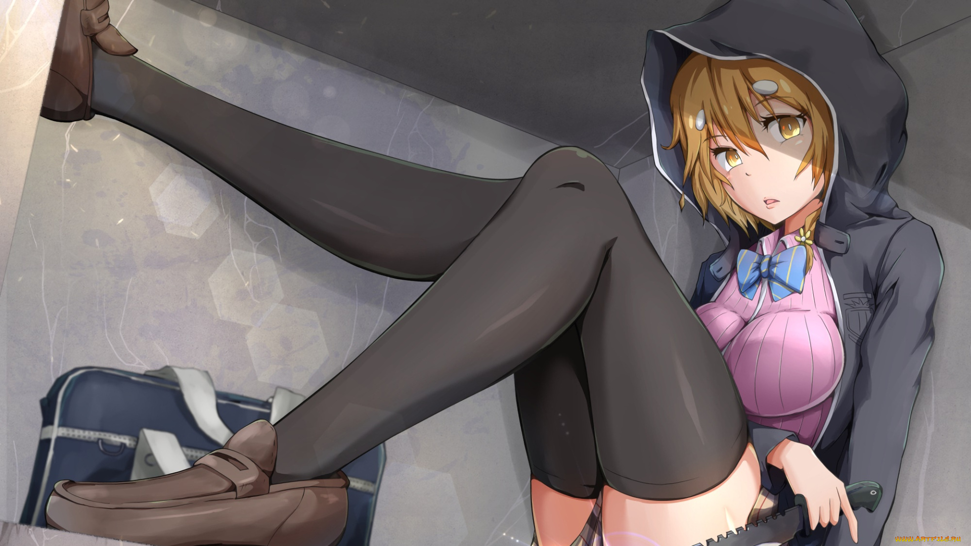 аниме, masamune-kun, no, revenge, фон, взгляд, девушка