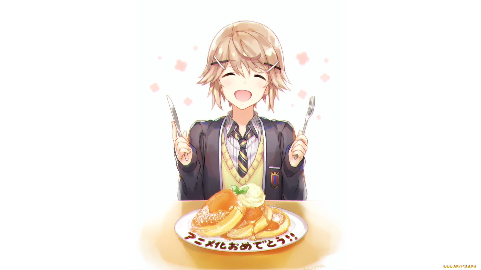 аниме, masamune-kun, no, revenge, фон, взгляд, девушка