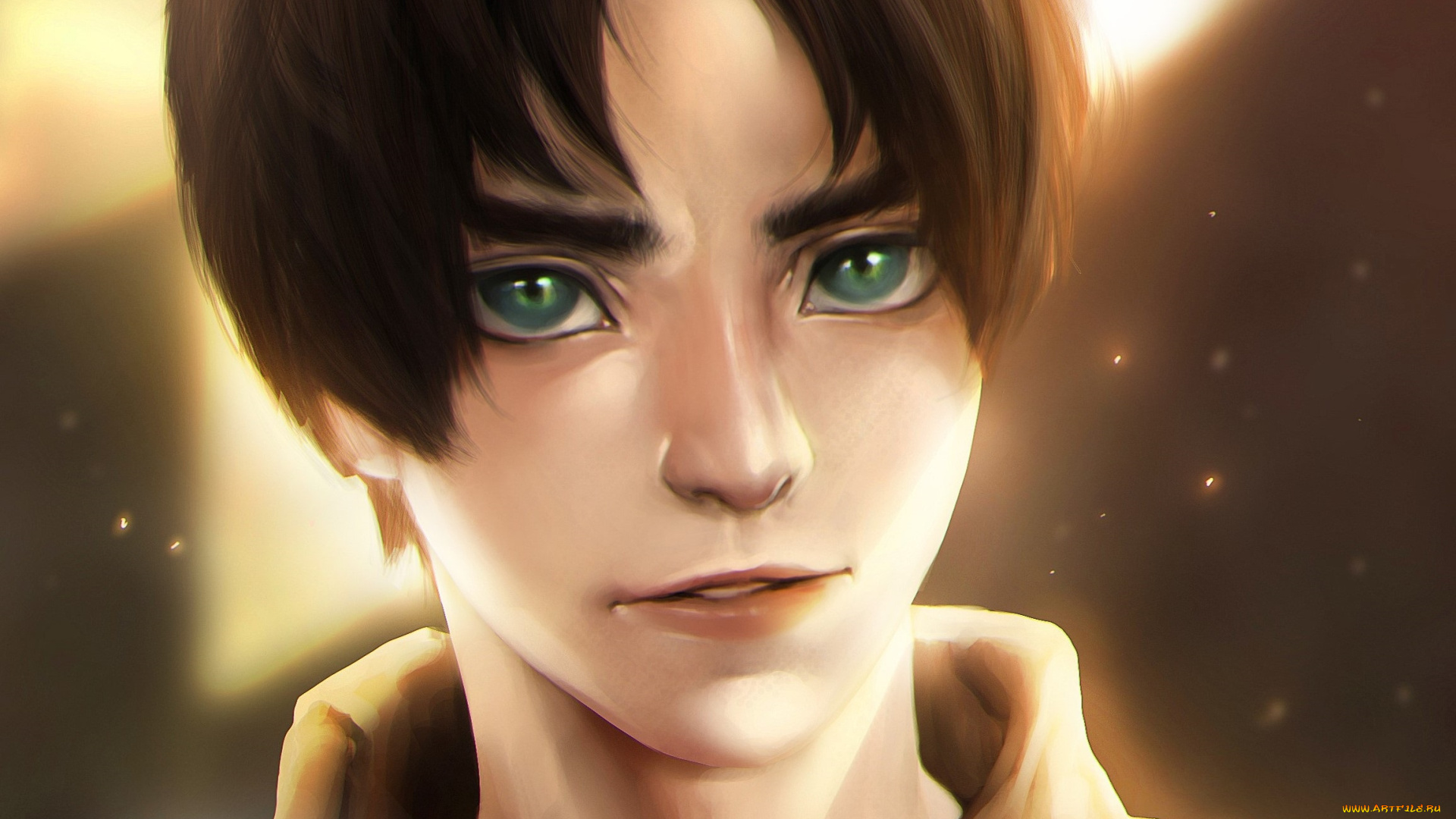 аниме, shingeki, no, kyojin, эрен