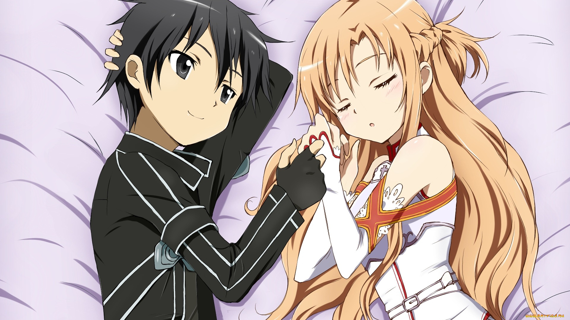 аниме, sword, art, online, фон, взгляд, девушка