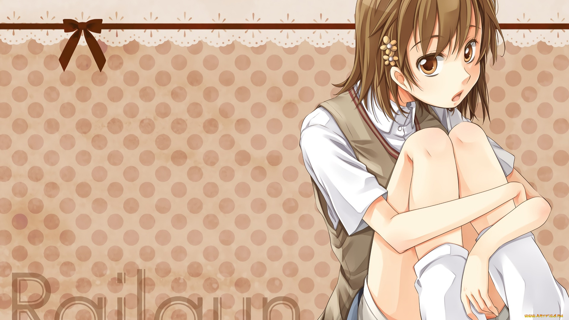 аниме, toaru, majutsu, no, index, взгляд, фон, девушка