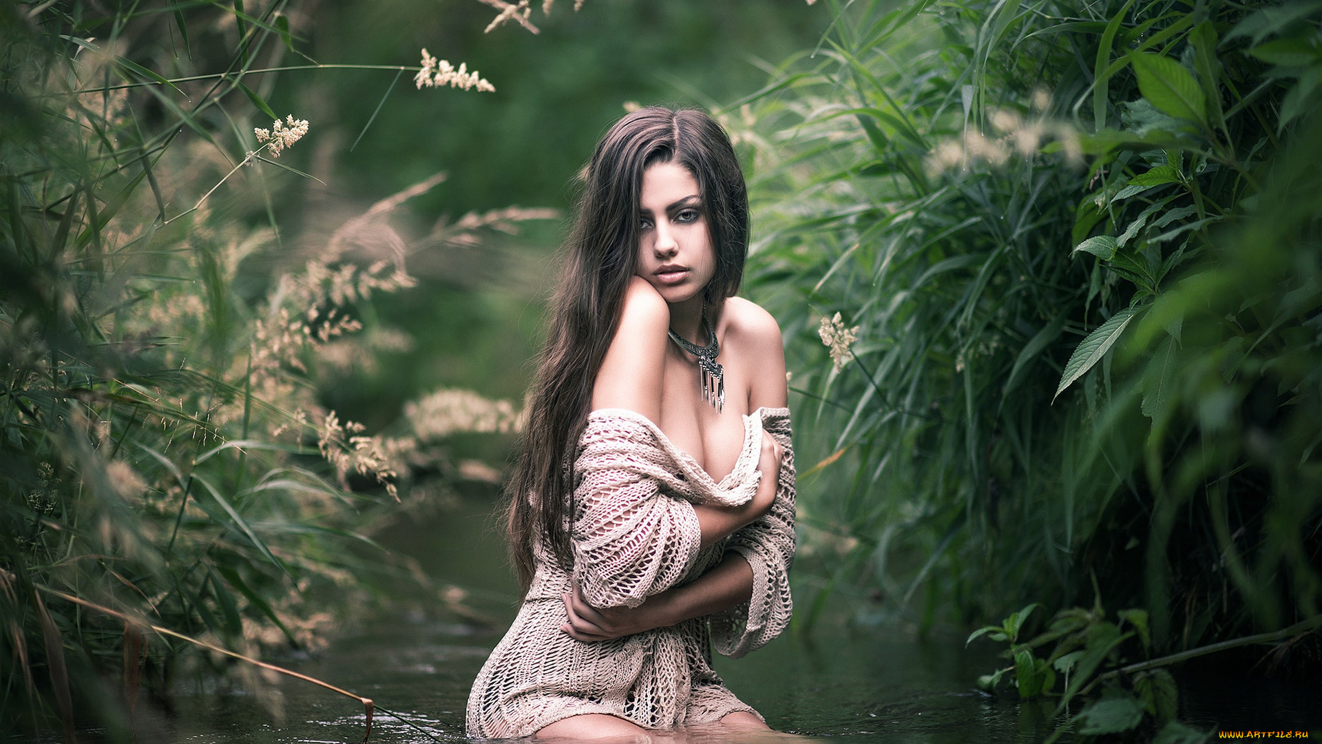 девушки, -unsort, , брюнетки, , шатенки, фон, взгляд, девушка