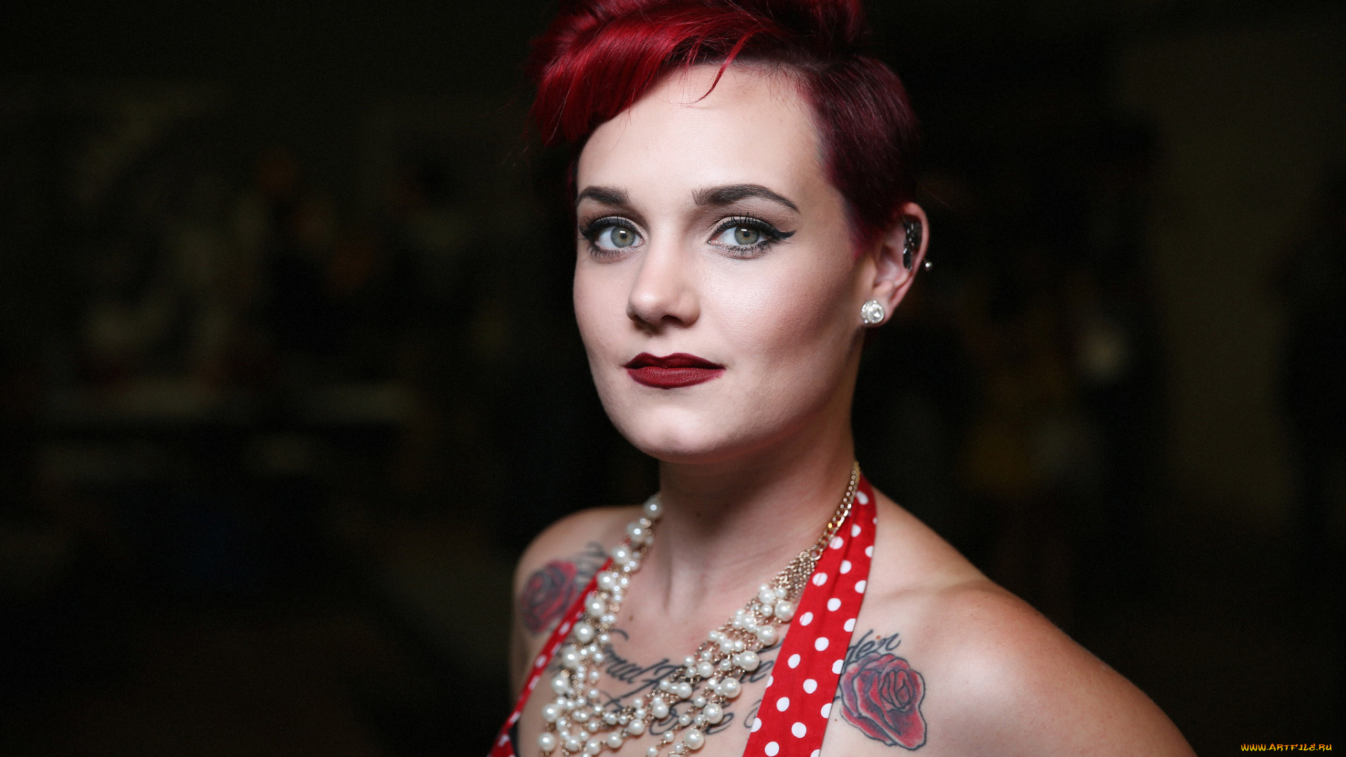 девушки, -unsort, , рыжеволосые, и, другие, взгляд, лицо