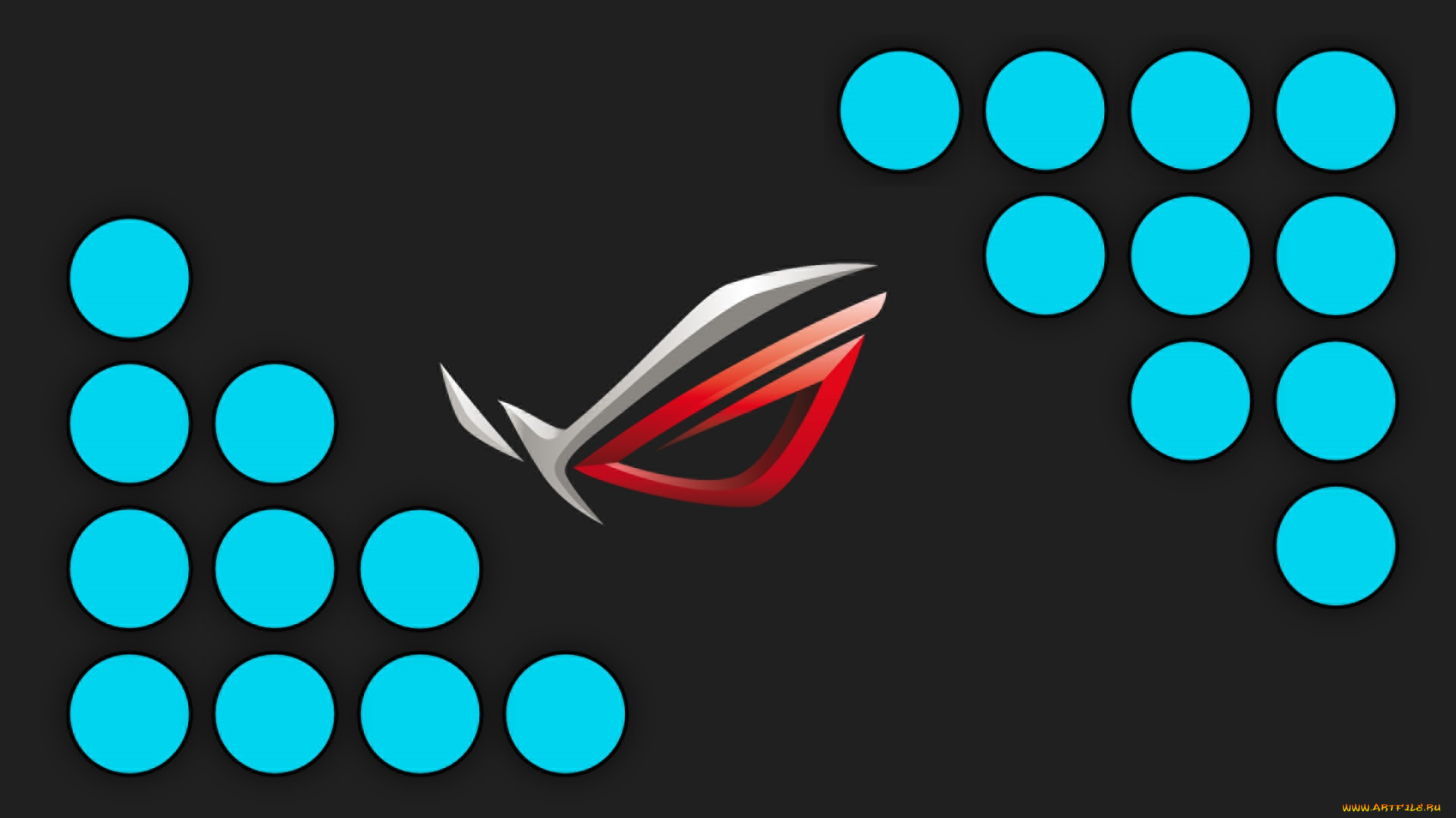 компьютеры, asus, фон, логотип