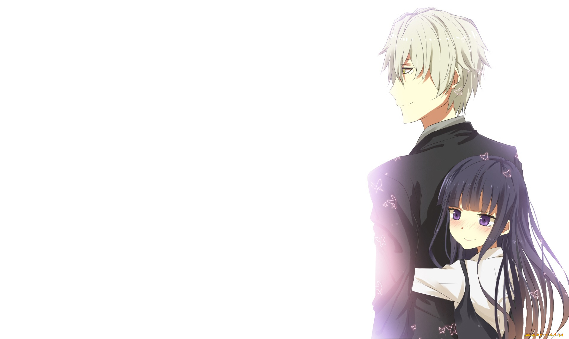 аниме, inu, x, boku, ss, двое