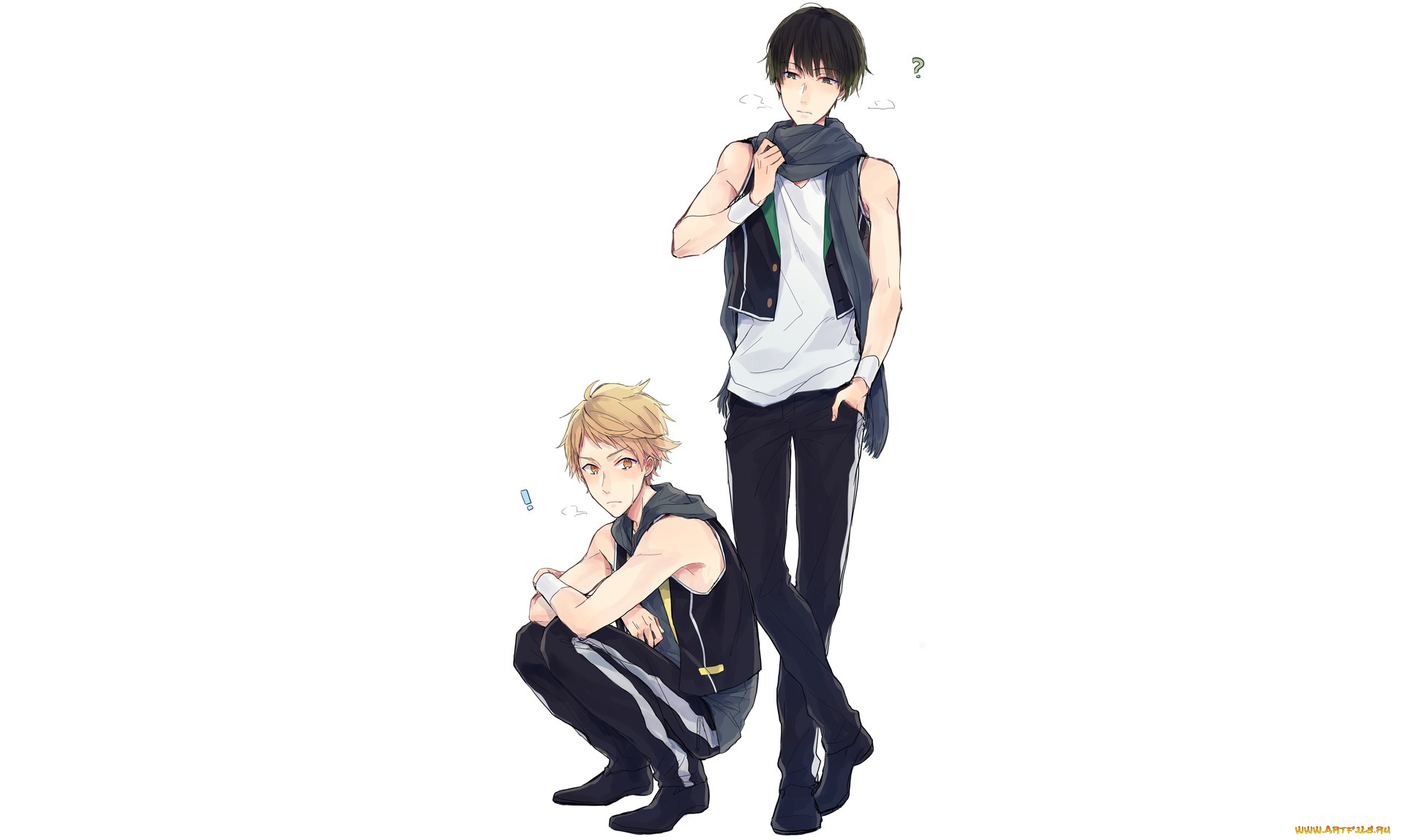 аниме, kyoukai, no, kanata, парни