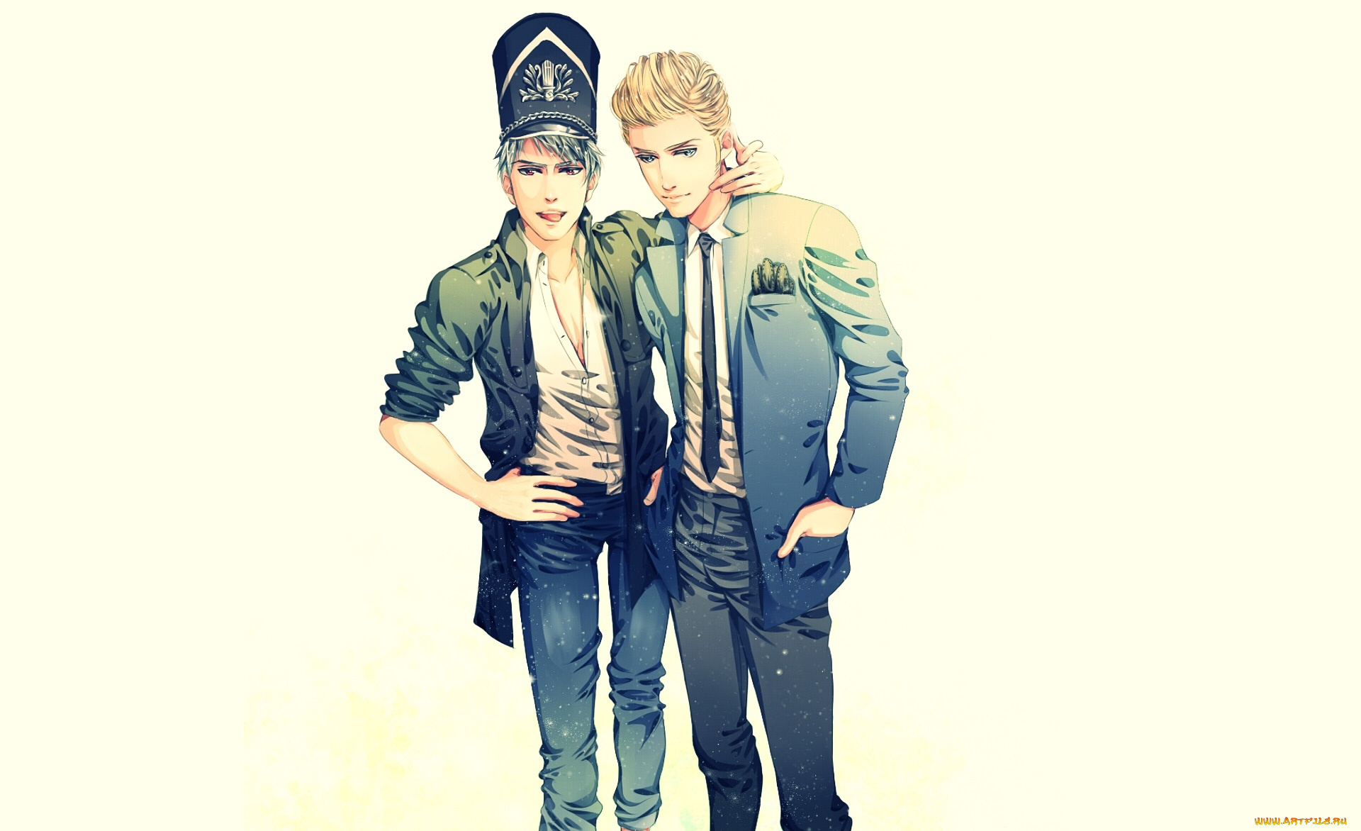 аниме, hetalia, , axis, powers, парни