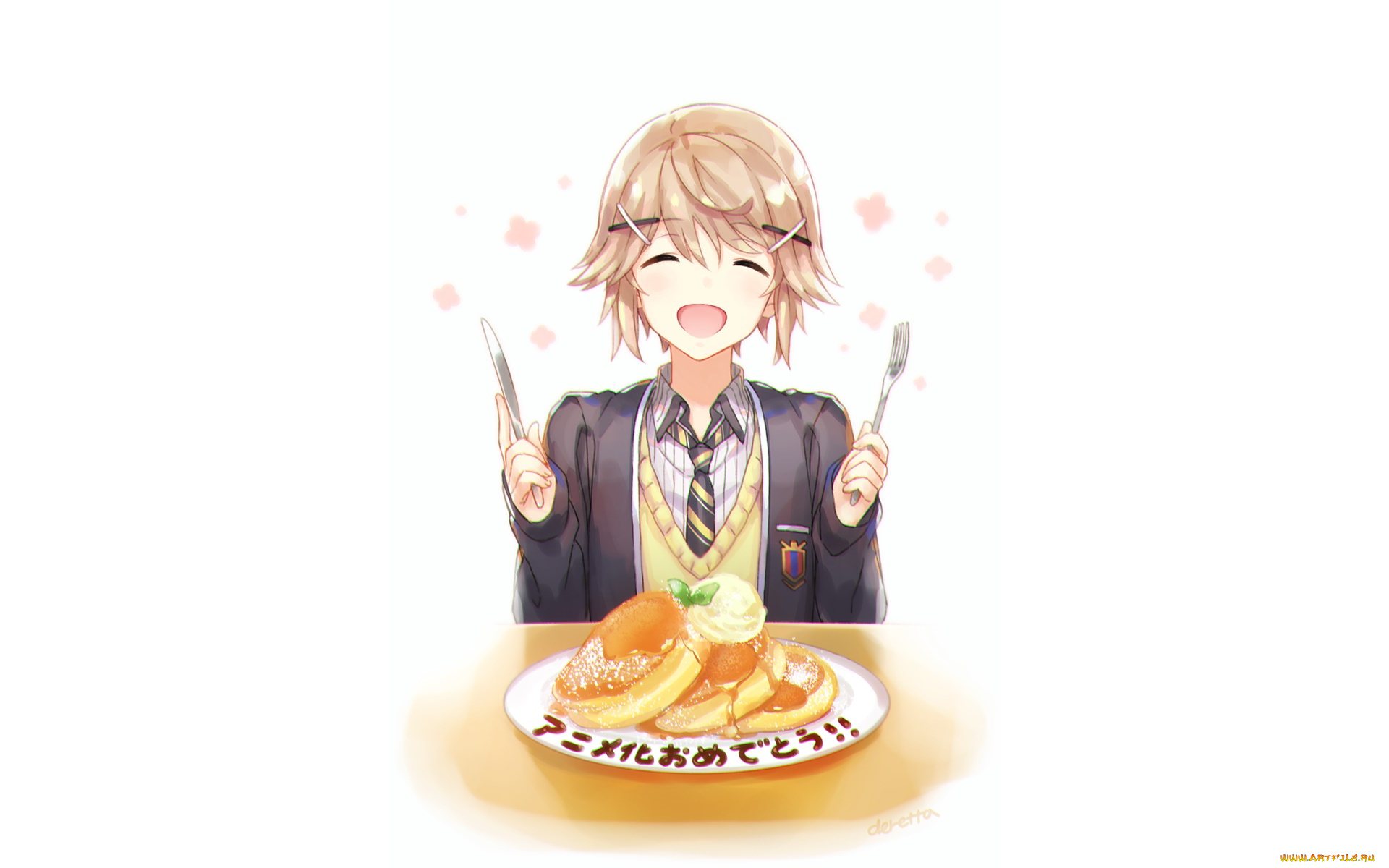 аниме, masamune-kun, no, revenge, фон, взгляд, девушка