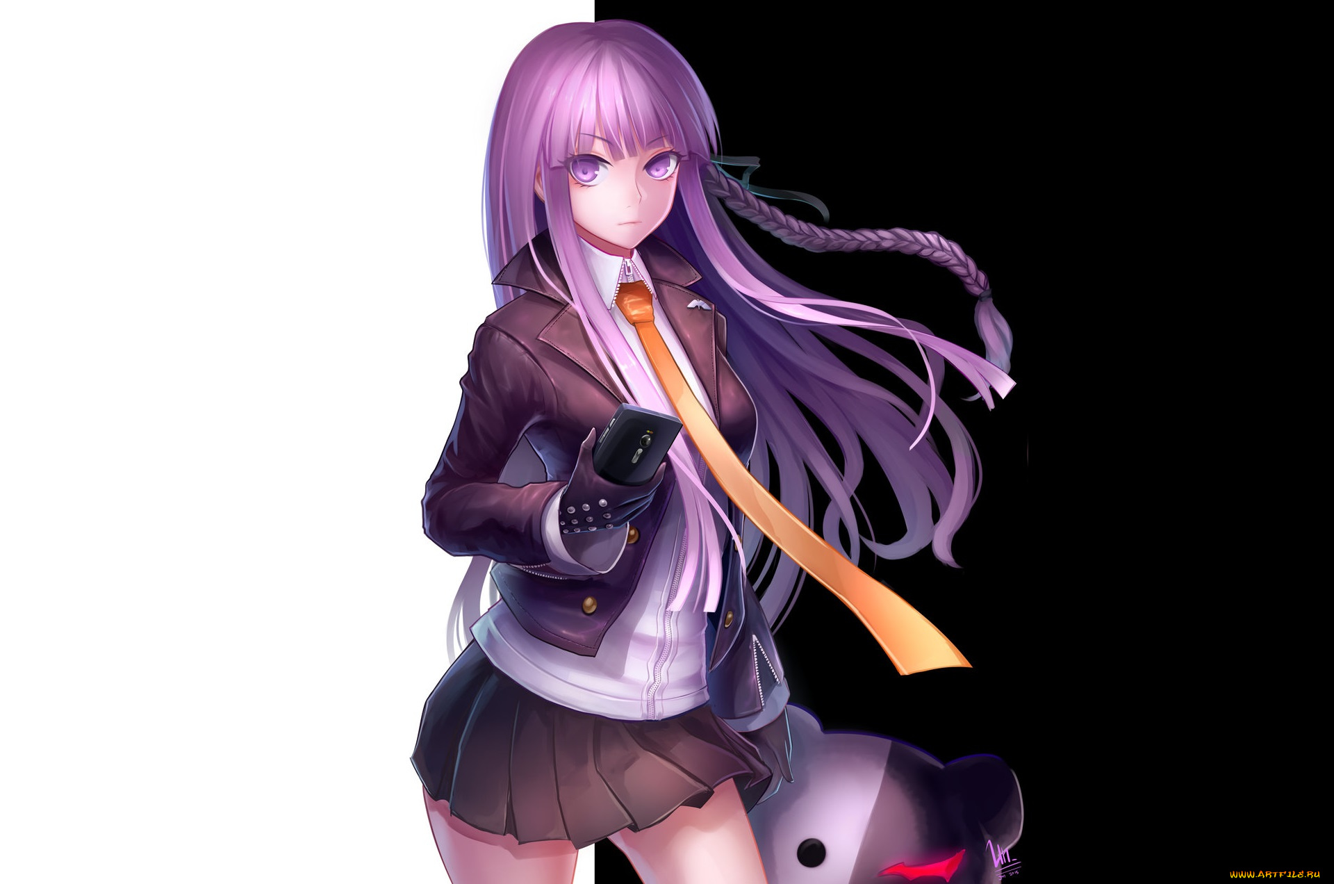 аниме, bakemonogatari, девушка