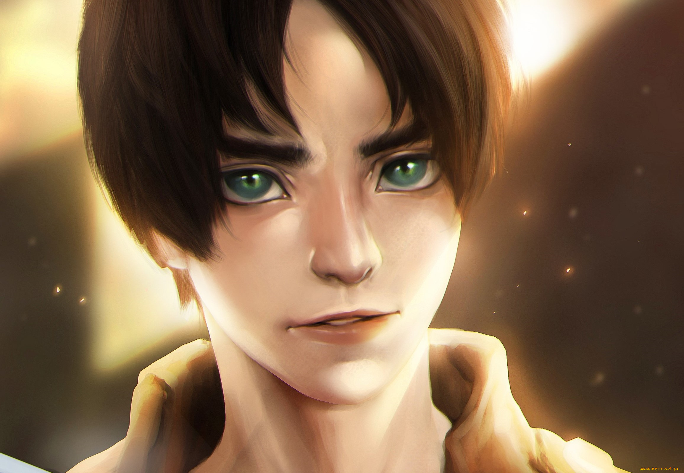 аниме, shingeki, no, kyojin, эрен