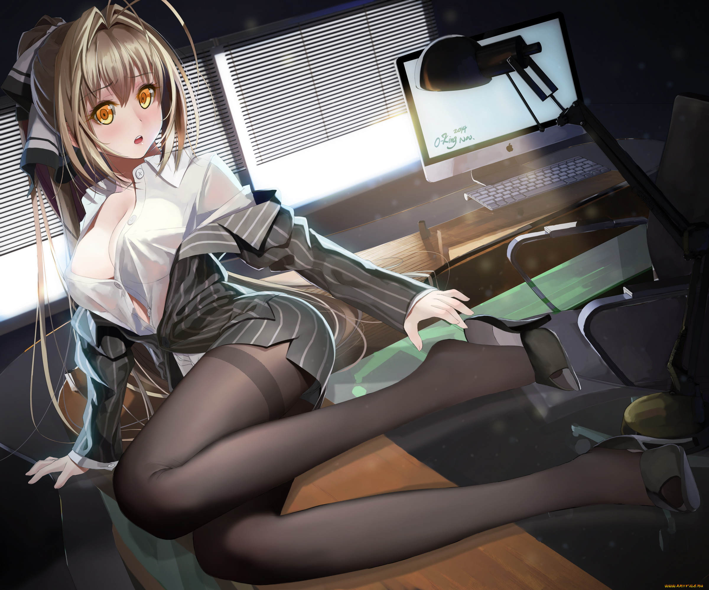 аниме, amagi, brilliant, park, девушка