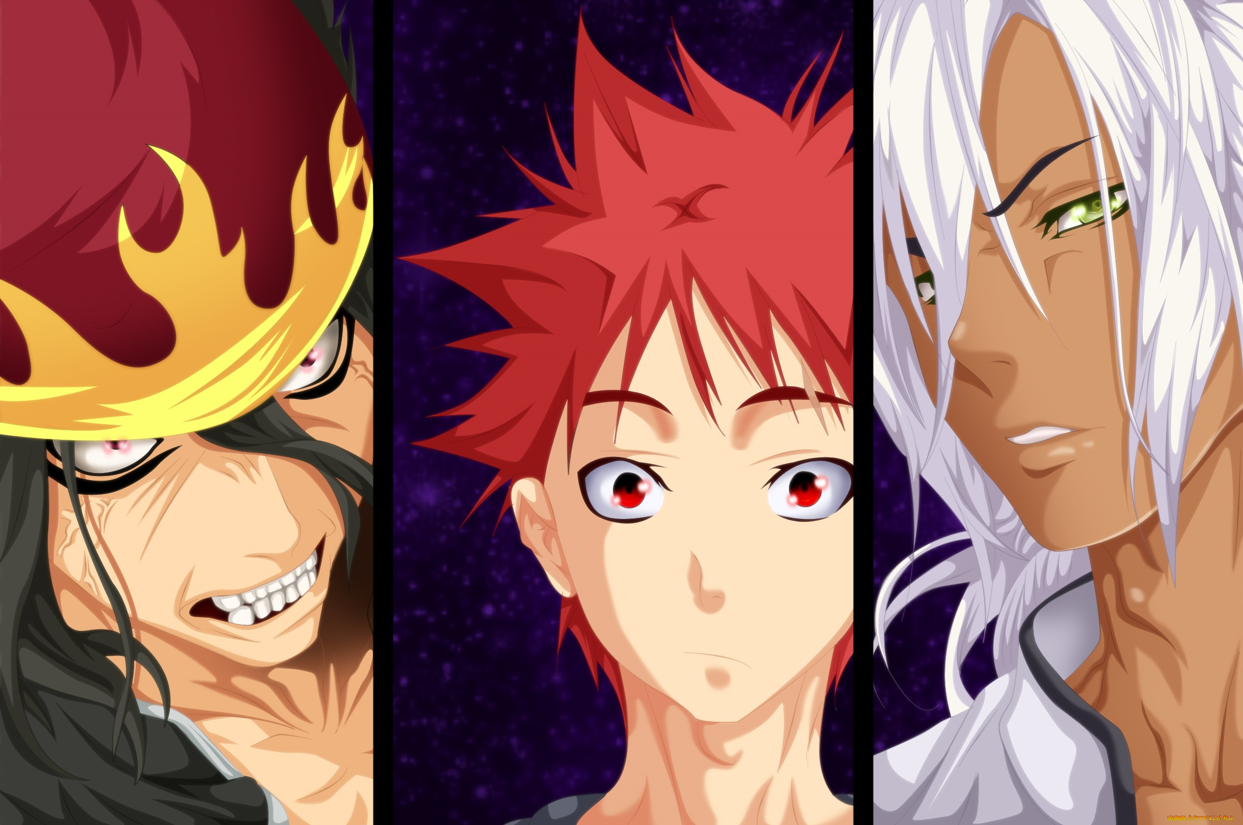 аниме, shokugeki, no, soma, парни