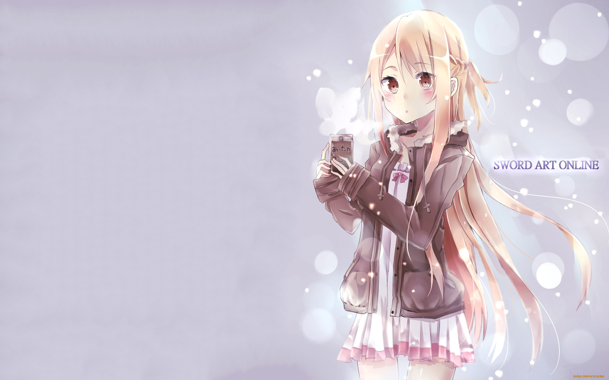 аниме, sword, art, online, фон, взгляд, девушка