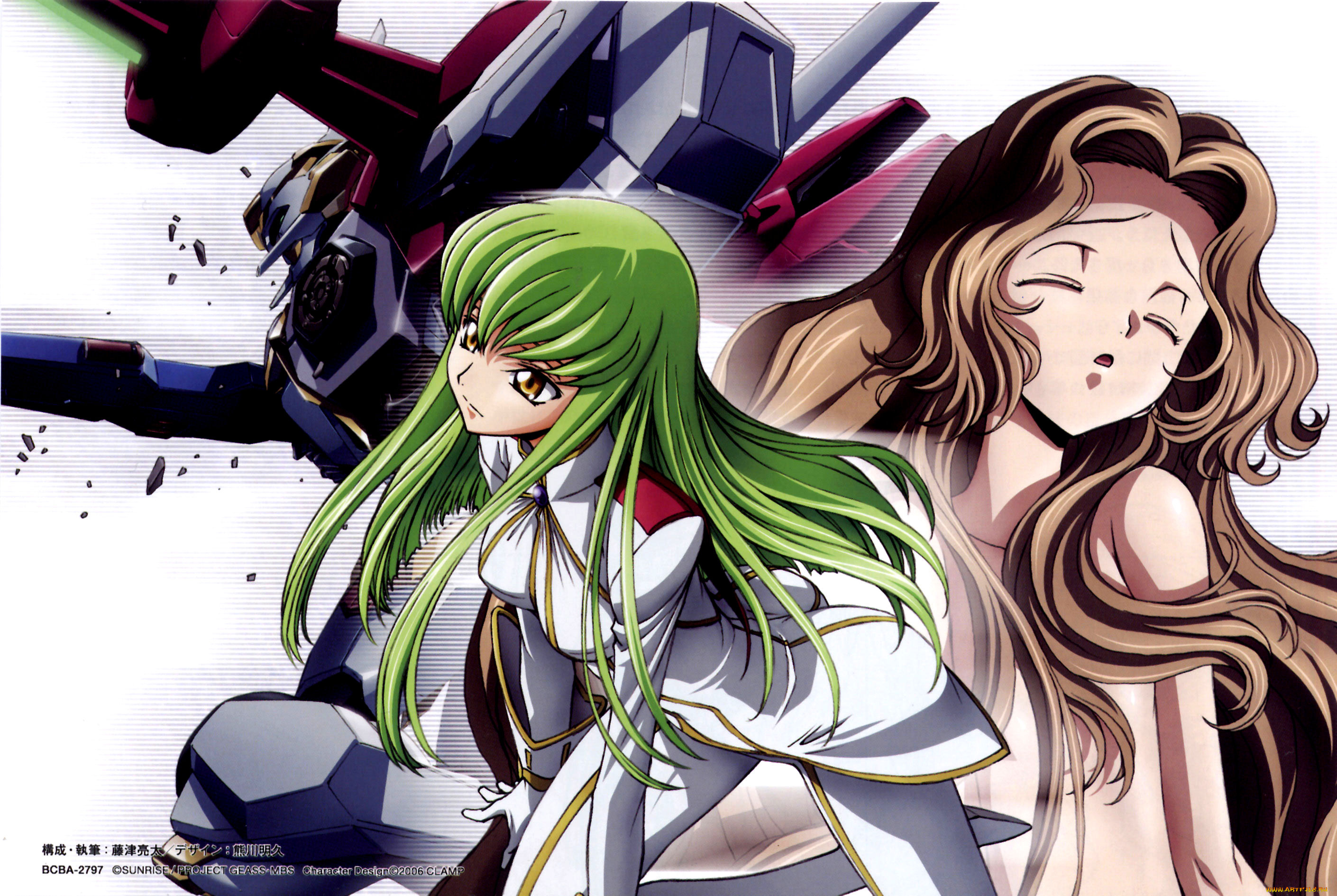 аниме, code, geass, робот, девушки
