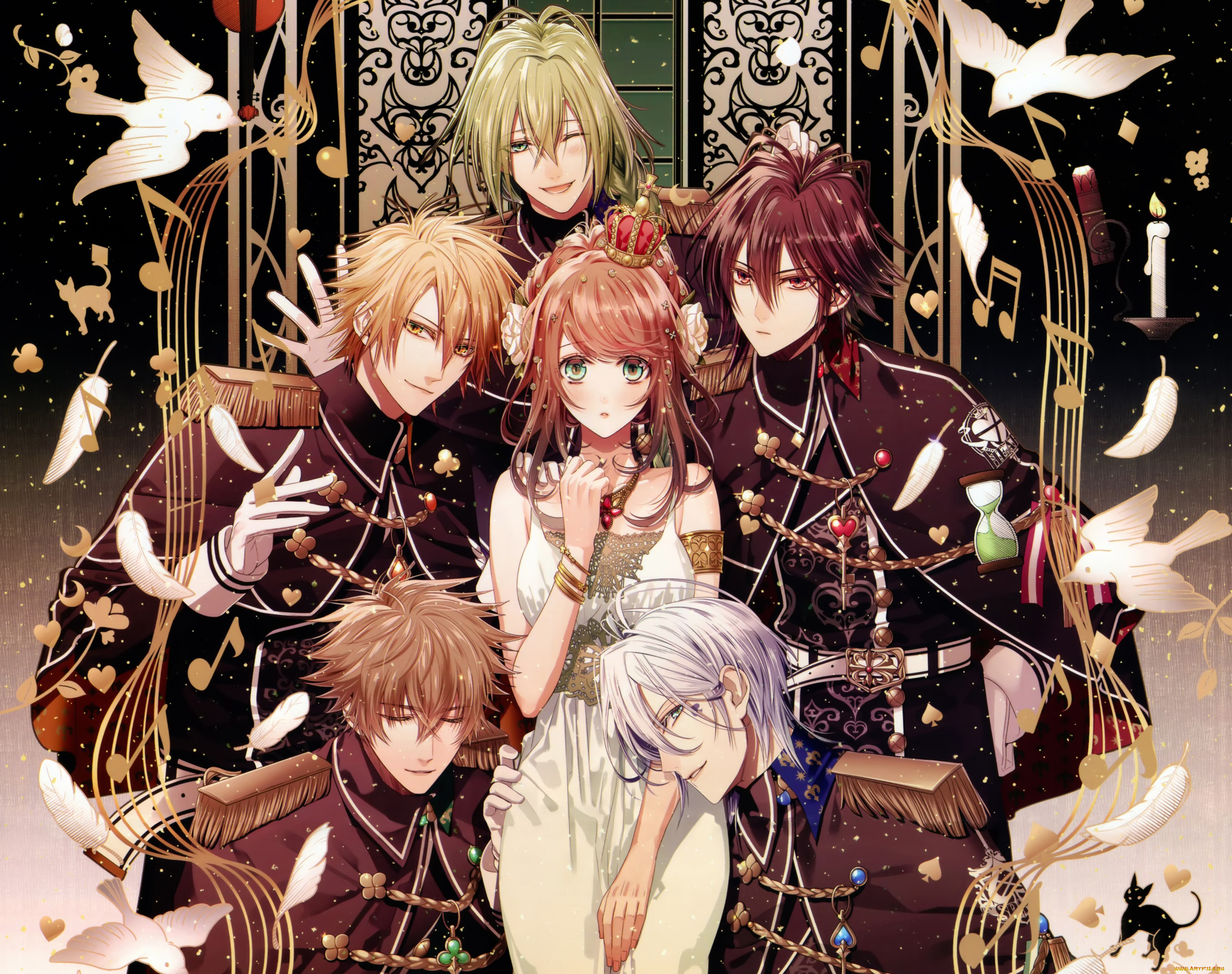 аниме, amnesia, парни, девушка