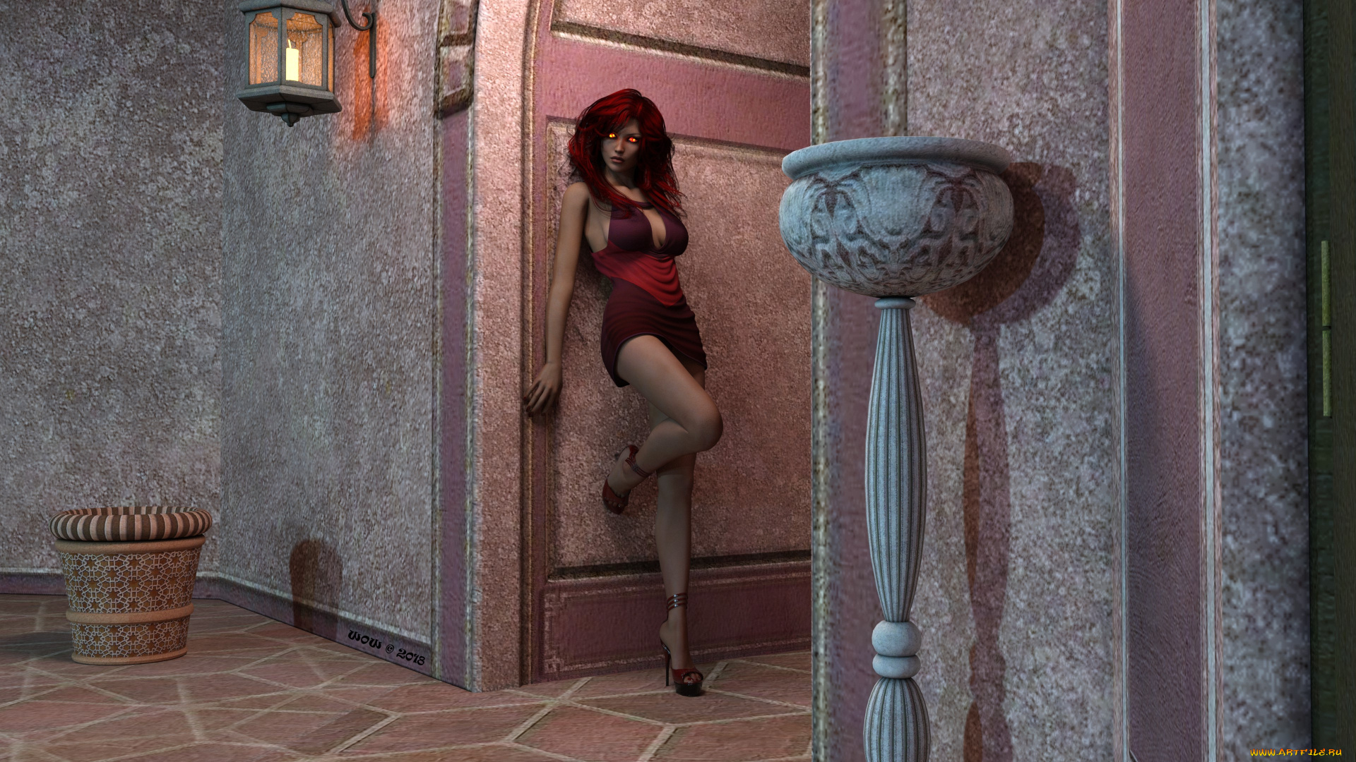 3д, графика, люди, , people, фон, взгляд, девушка