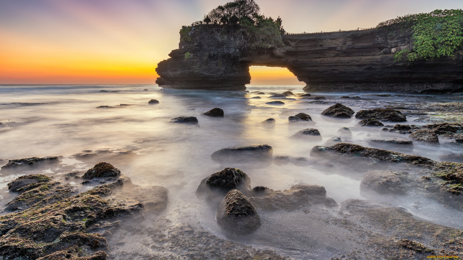 природа, побережье, простор