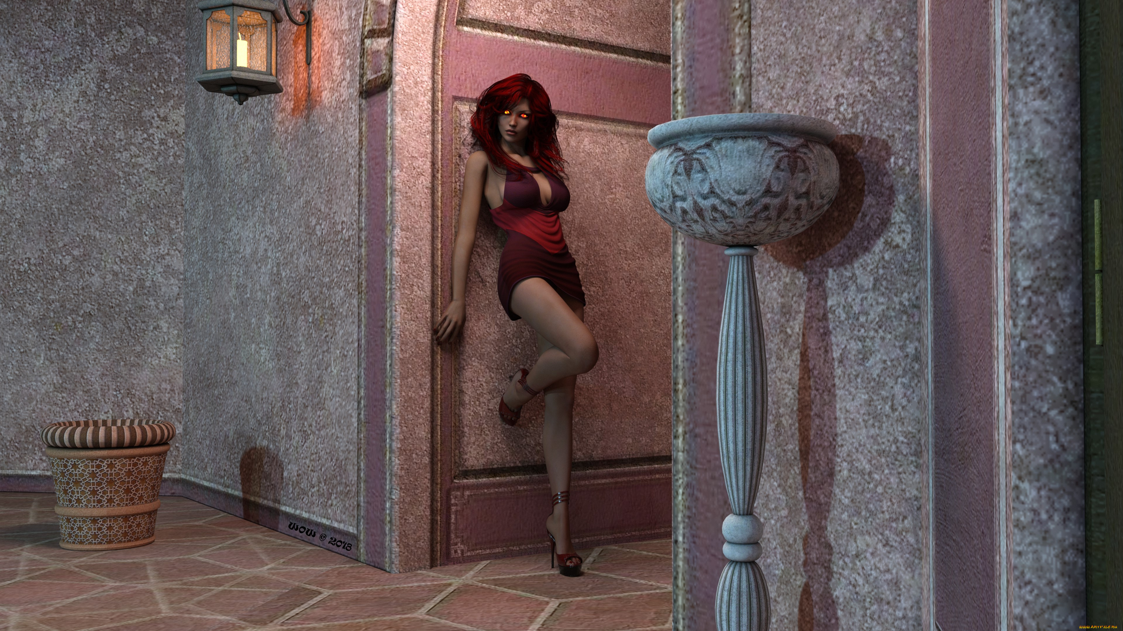 3д, графика, люди, , people, фон, взгляд, девушка