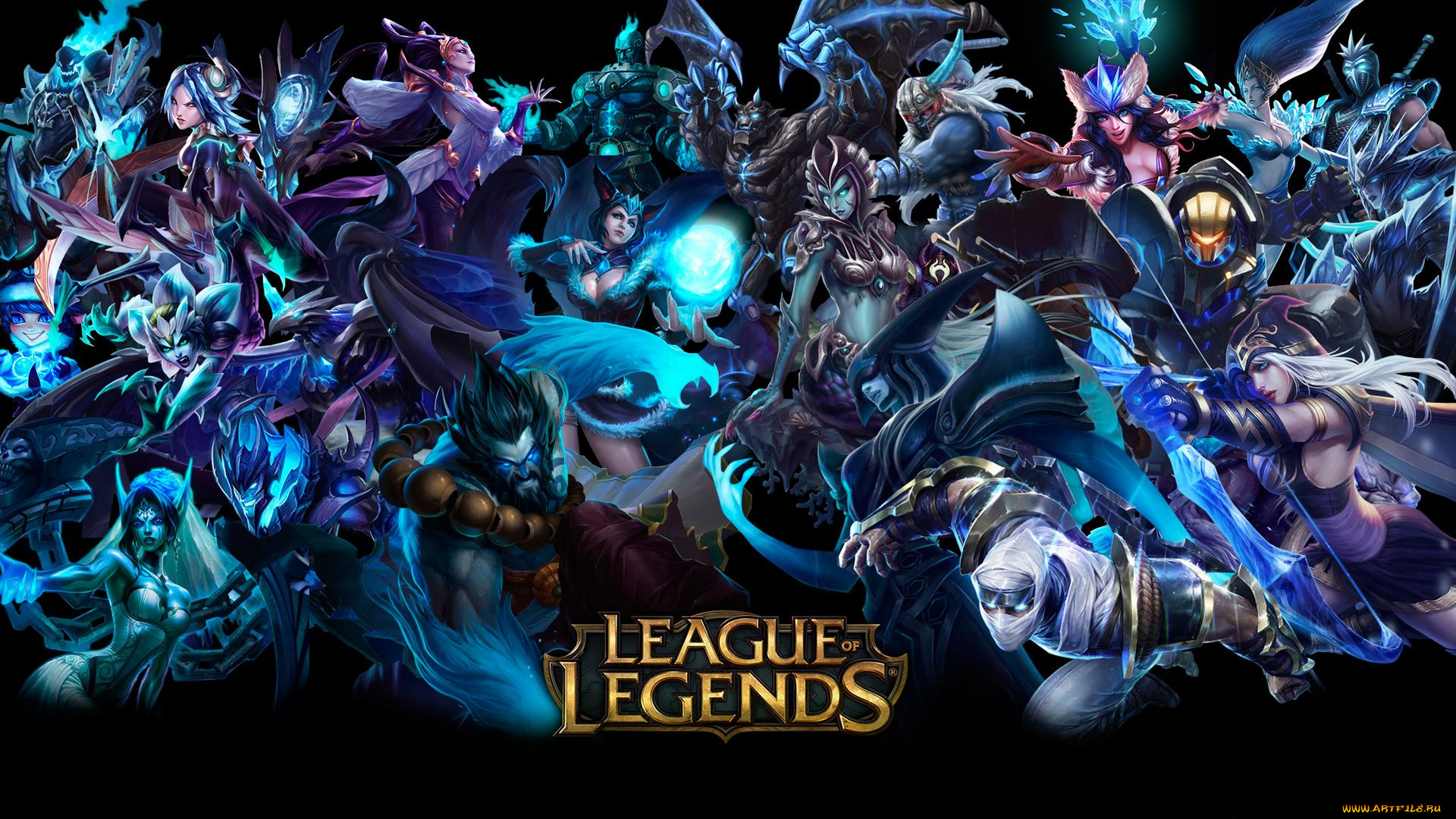 видео, игры, league, of, legends, коллаж, персонажи