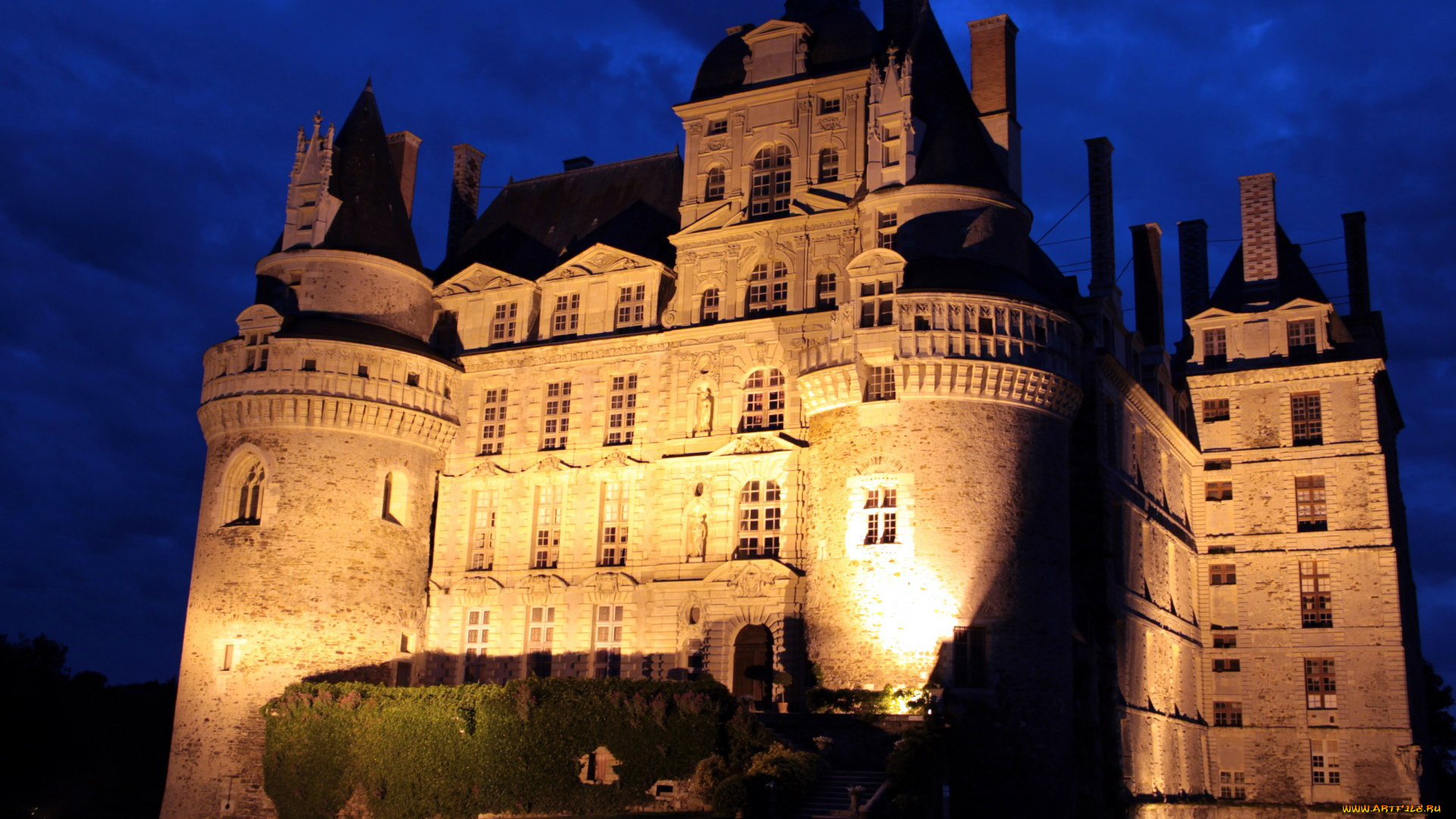 chateau, de, brissac, города, замки, франции, chateau, de, brissac