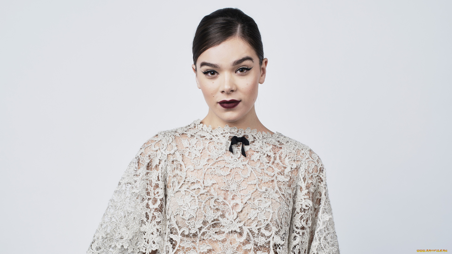 девушки, hailee, steinfeld, актриса, брюнетка, кружева