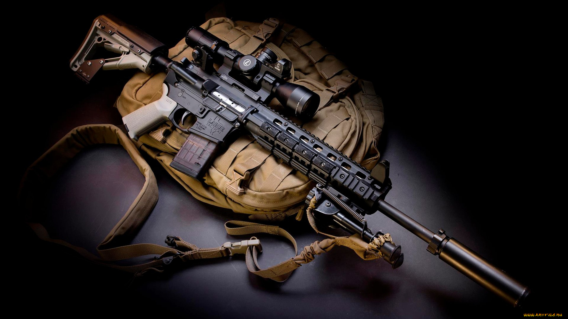 оружие, снайперская, винтовка, ar-15