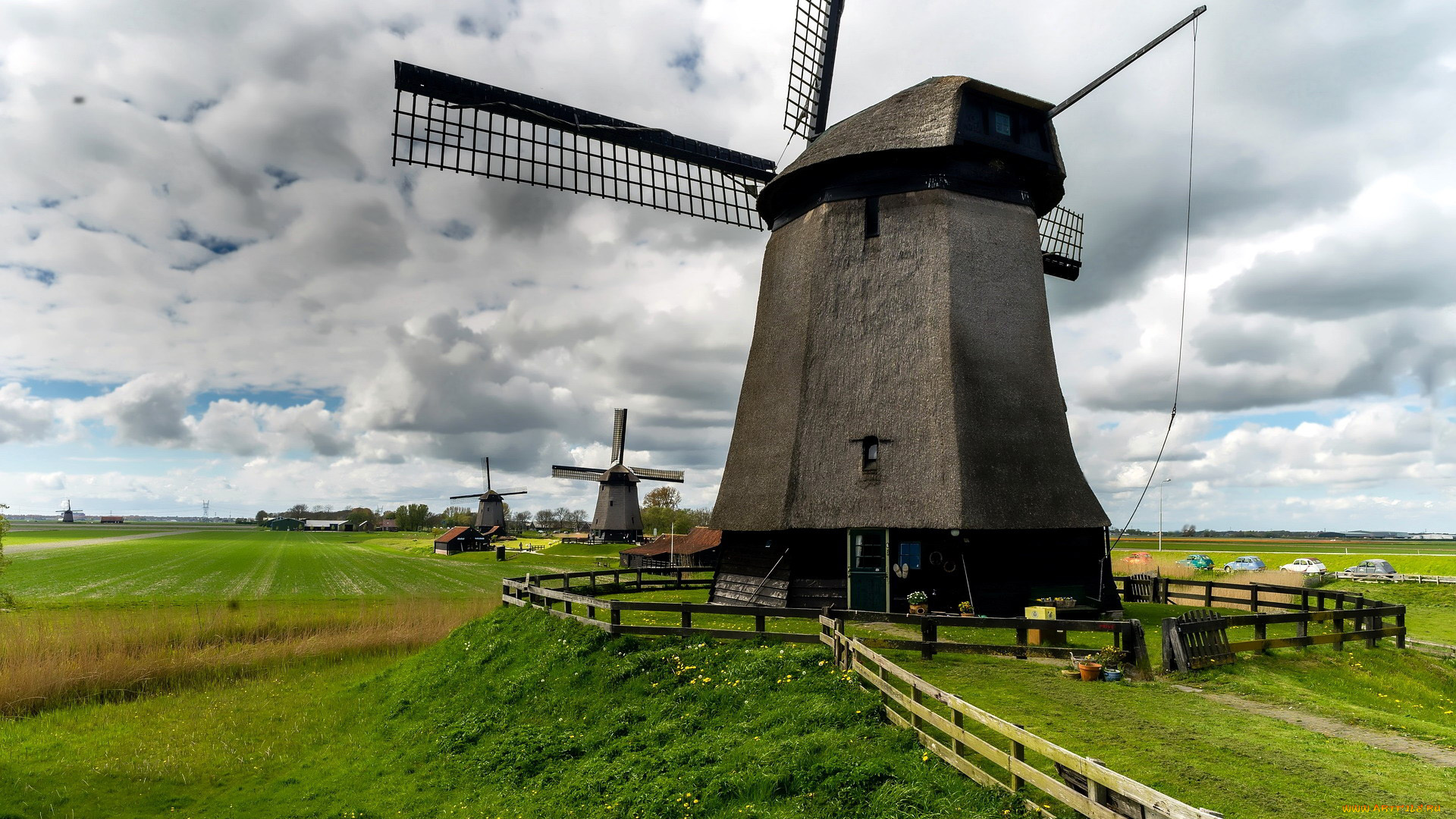 разное, мельницы, мельница