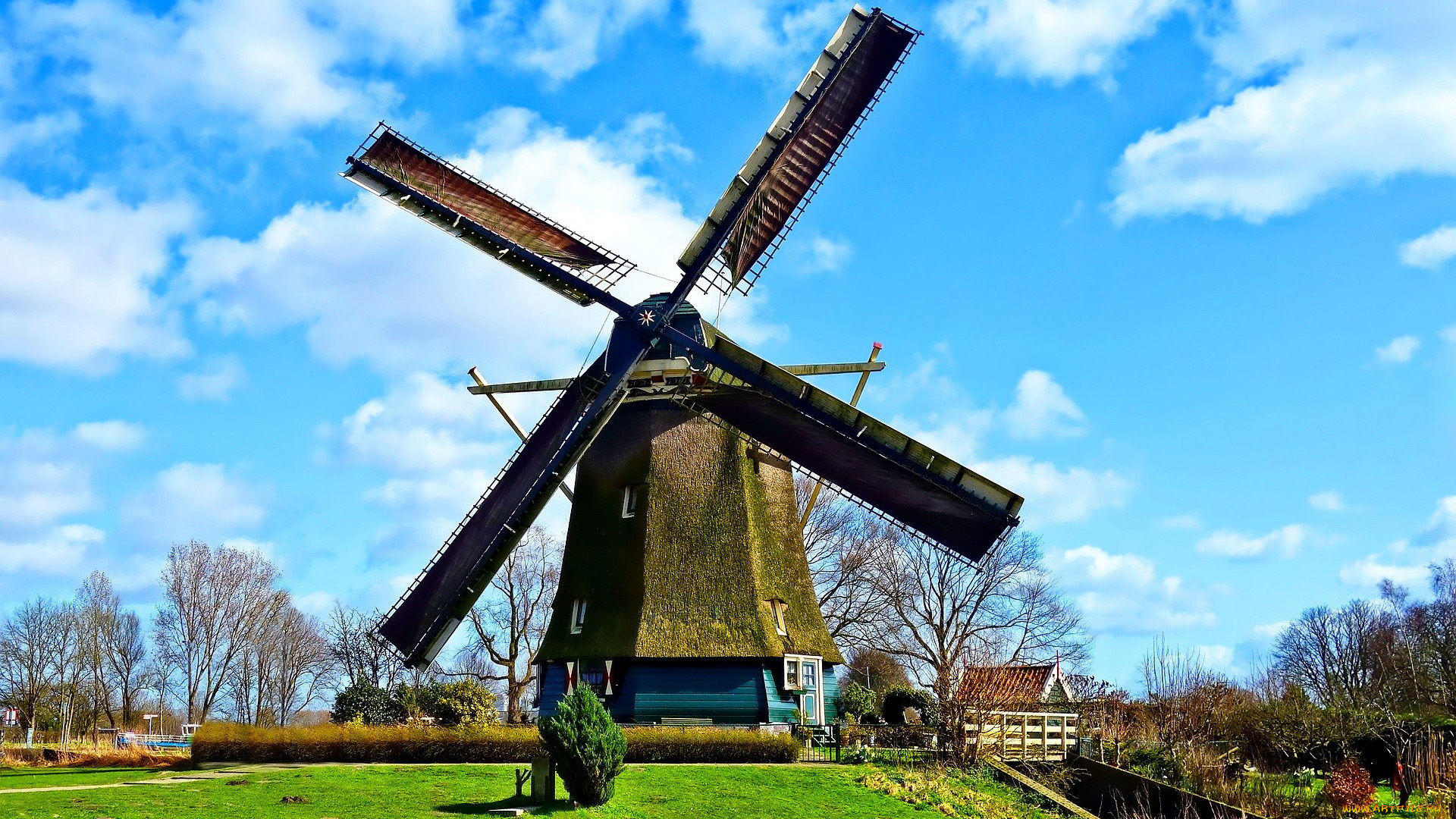 разное, мельницы, мельница