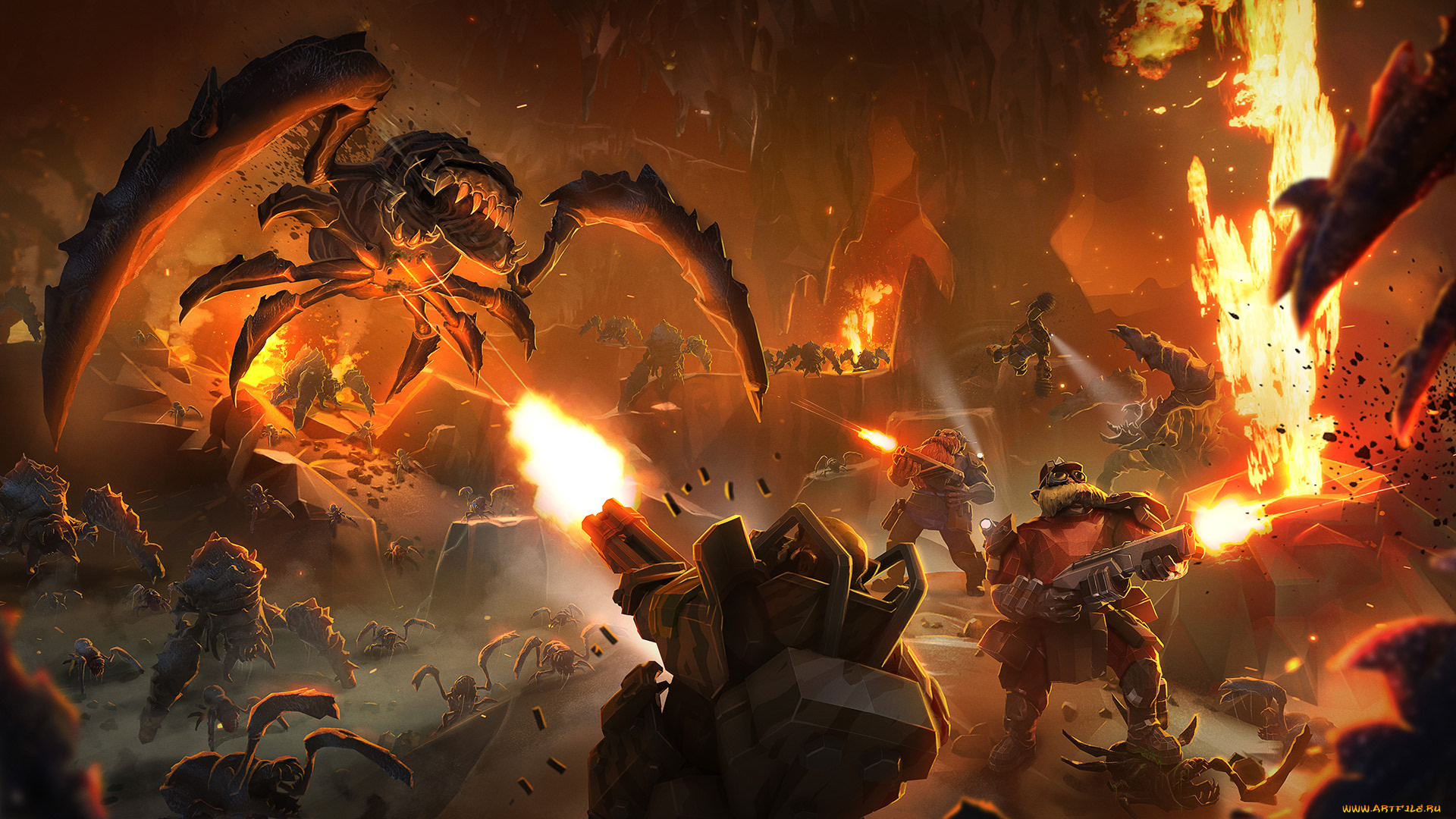 видео, игры, deep, rock, galactic, deep, rock, galactic